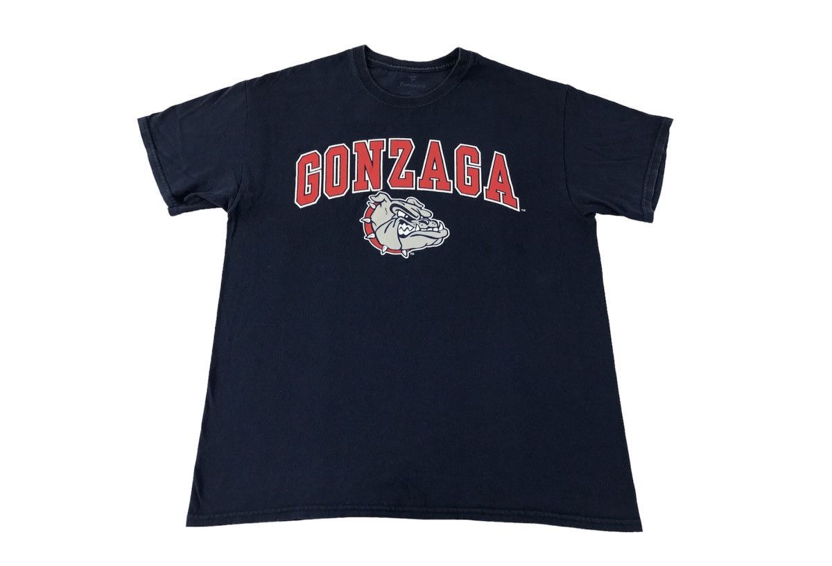 NBA × Vintage Fanatics Gonzaga Basketball Apparel Bulldog Graphic Tee Size US L / EU 52-54 / 3 - 1 Thumbnail
