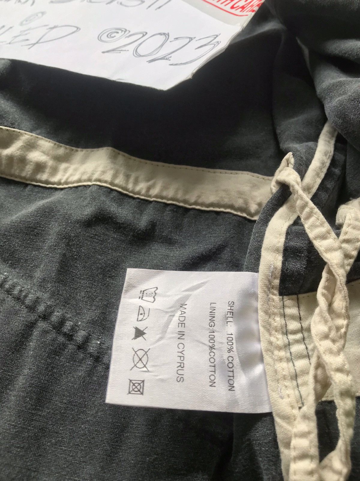 Allsaints Washed Grey Cargo Bomber Jacket Size US M / EU 48-50 / 2 - 5 Thumbnail