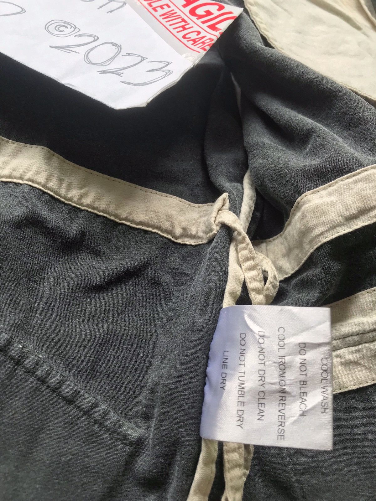 Allsaints Washed Grey Cargo Bomber Jacket Size US M / EU 48-50 / 2 - 6 Thumbnail