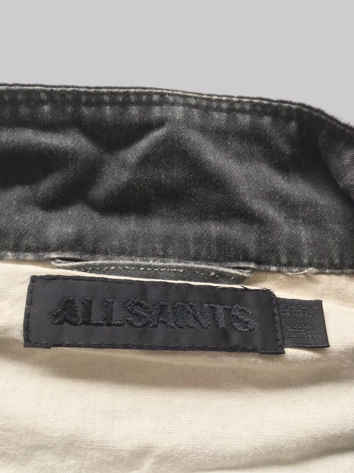 Allsaints Washed Grey Cargo Bomber Jacket Size US M / EU 48-50 / 2 - 4 Thumbnail