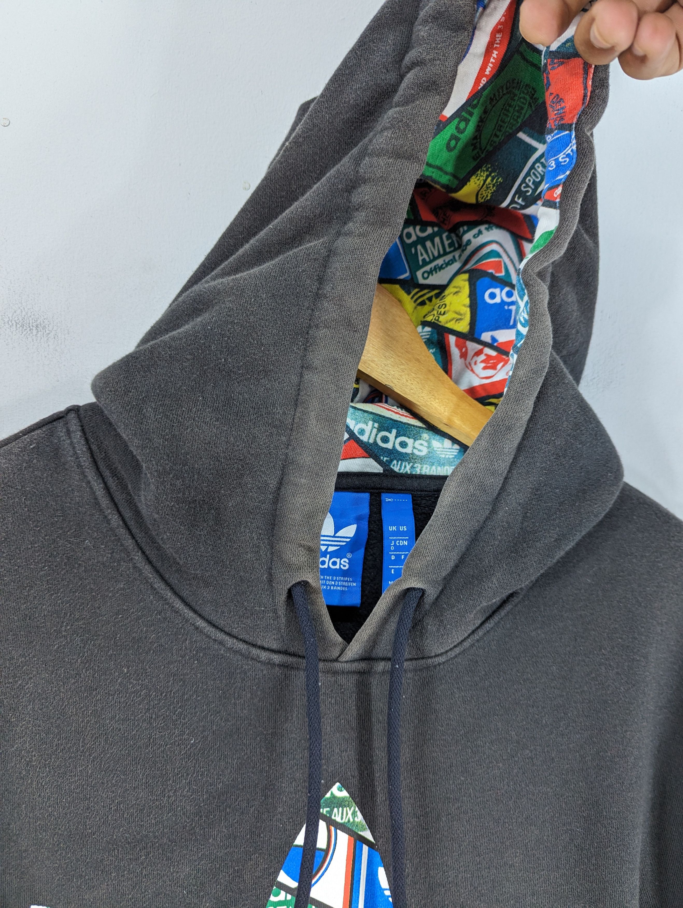 Adidas 🔥RARE🔥Adidas Big Logo Sun Faded Hoodie Size US M / EU 48-50 / 2 - 9 Thumbnail