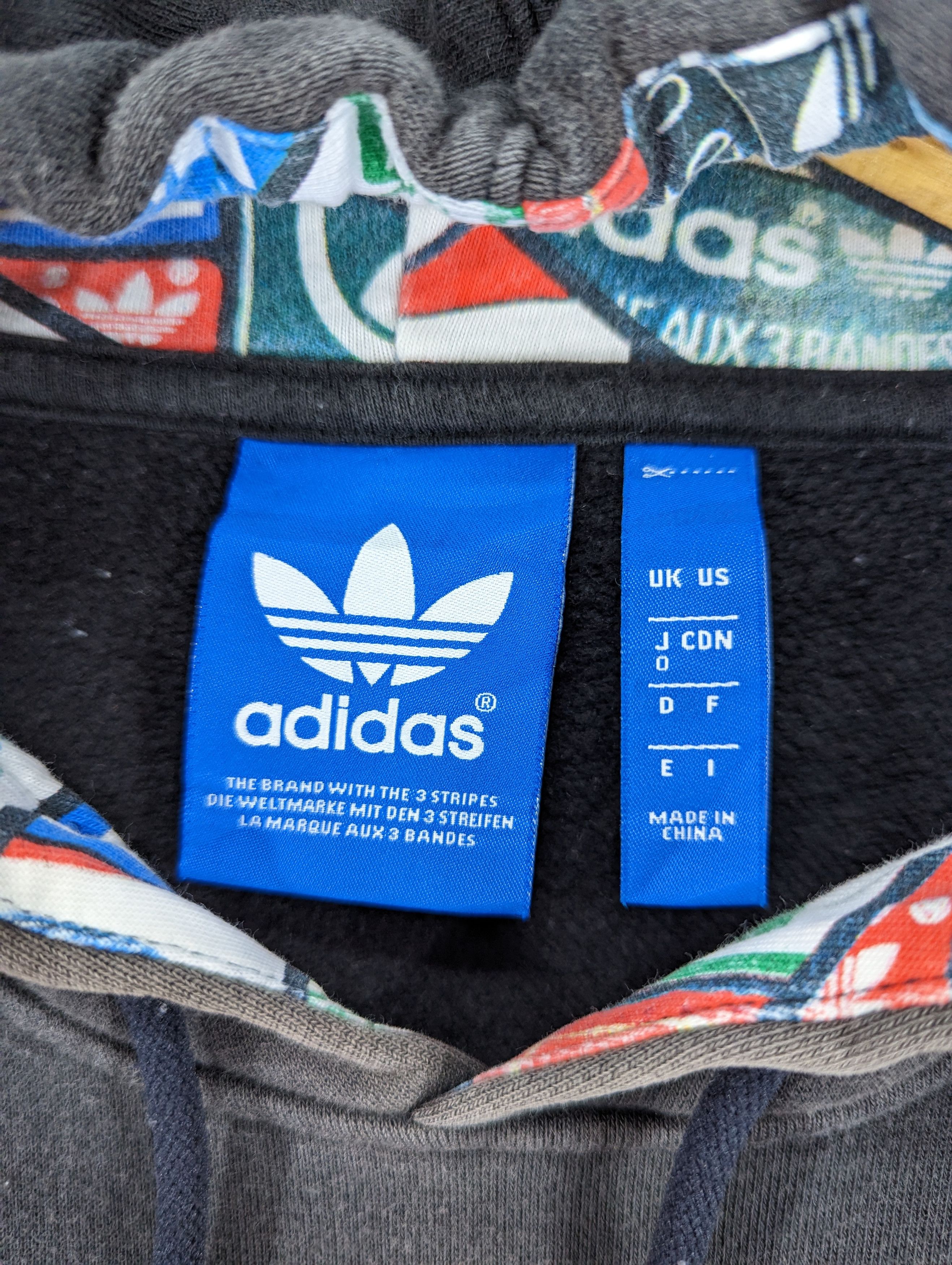 Adidas 🔥RARE🔥Adidas Big Logo Sun Faded Hoodie Size US M / EU 48-50 / 2 - 10 Thumbnail