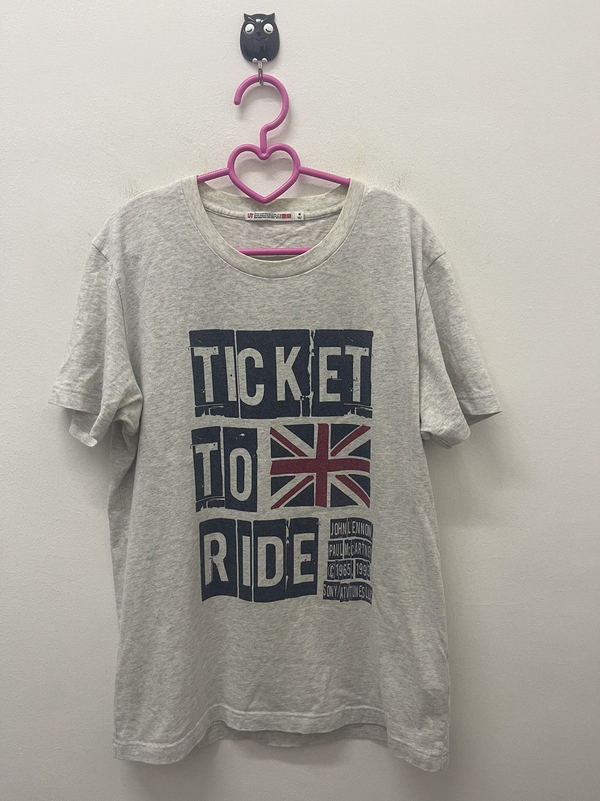 Band Tees Rare TICKET TO RIDE John Lennon Paul McCartney Sony Atv Size US M / EU 48-50 / 2 - 1 Thumbnail