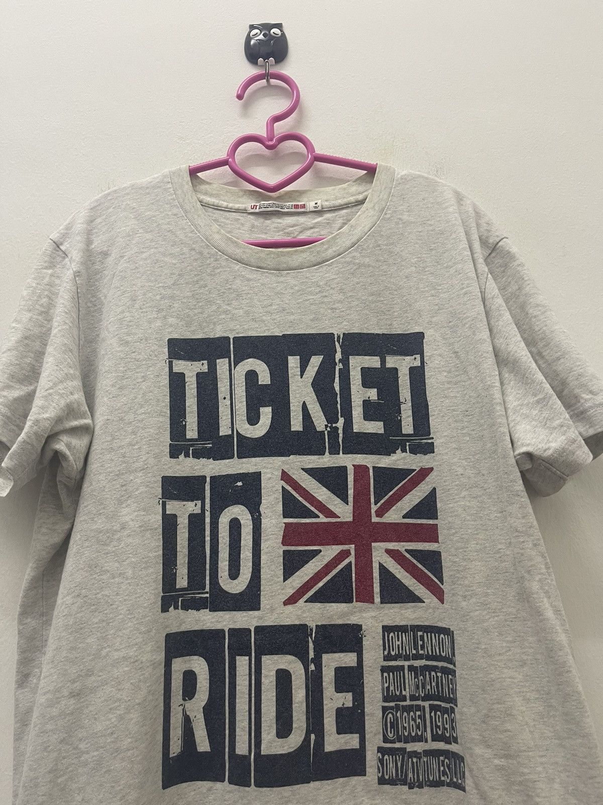 Band Tees Rare TICKET TO RIDE John Lennon Paul McCartney Sony Atv Size US M / EU 48-50 / 2 - 2 Thumbnail