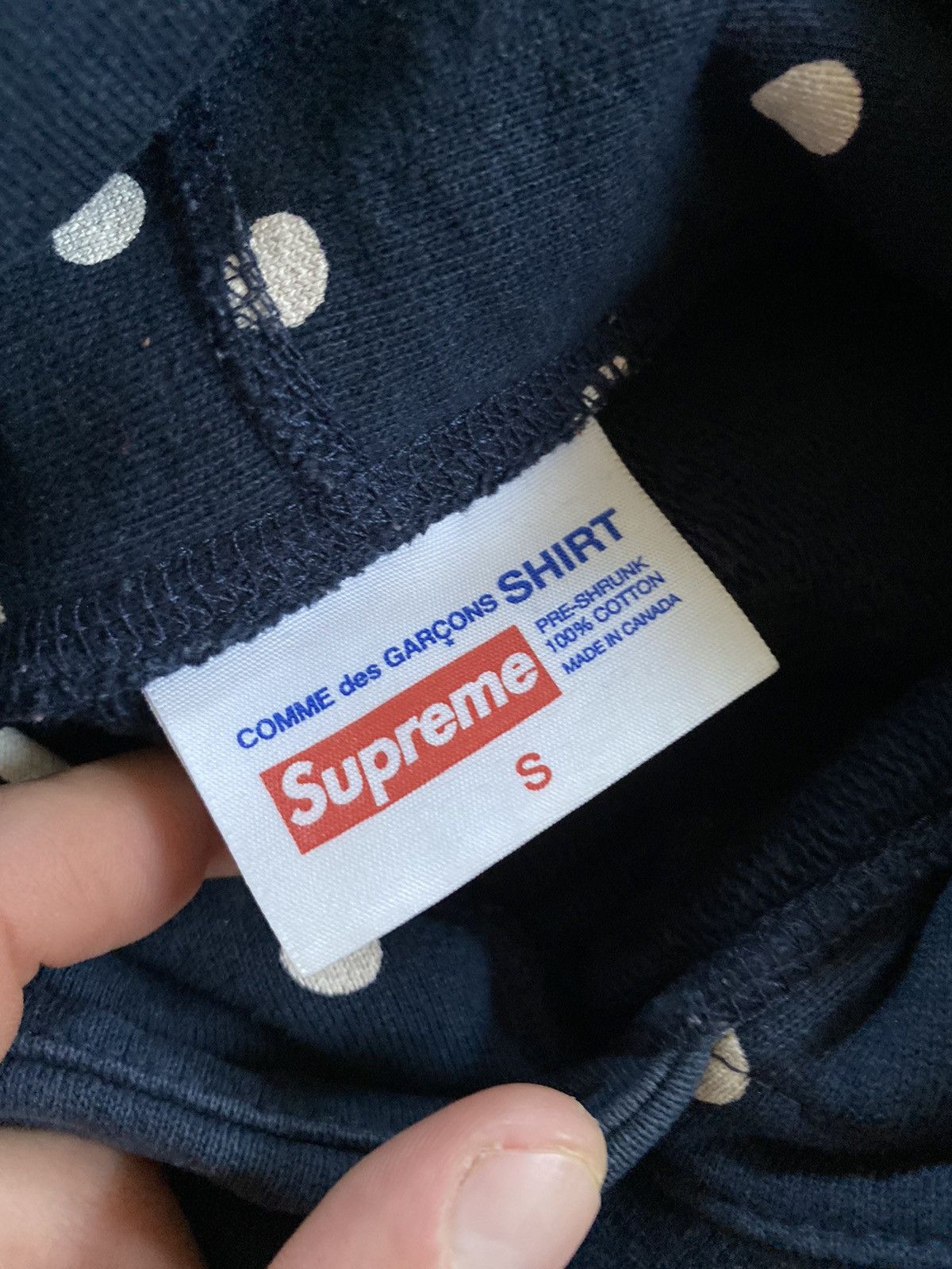 CDG by Comme des Garcons × Supreme Supreme CDG dot hoodie Size US S / EU 44-46 / 1 - 5 Thumbnail