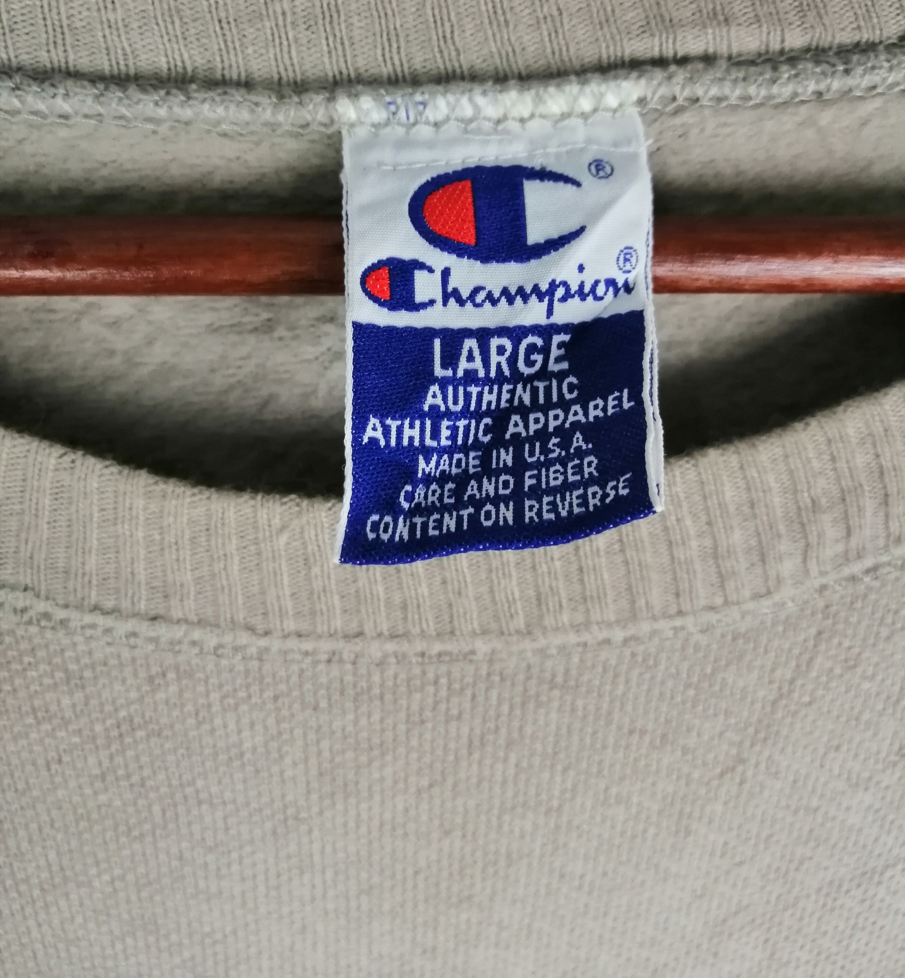 Champion × Vintage Vintage 90s Champion Made in USA Size US L / EU 52-54 / 3 - 3 Thumbnail