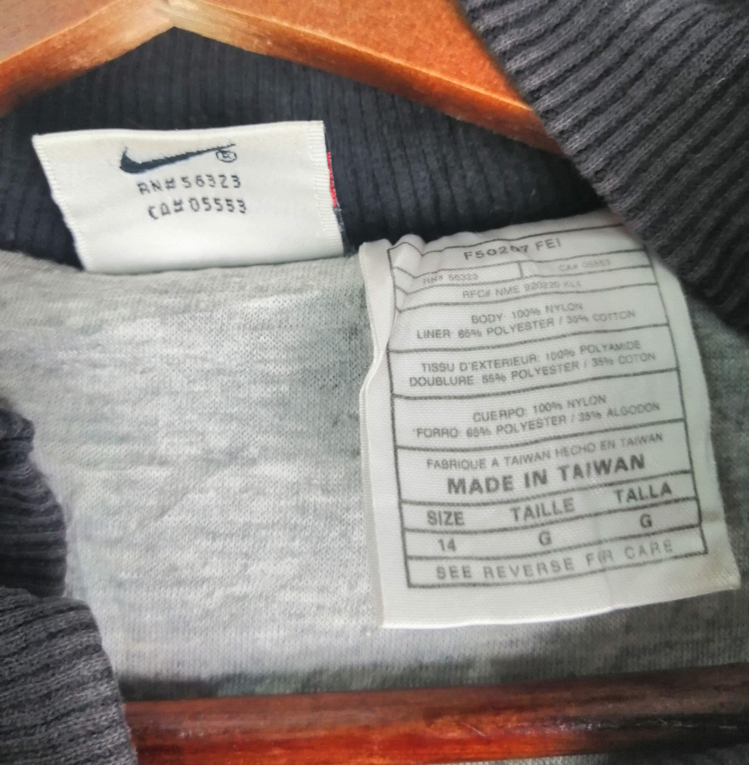 Nike × Vintage Vintage 90s Nike Total Body Condition Jacket Size US M / EU 48-50 / 2 - 4 Thumbnail