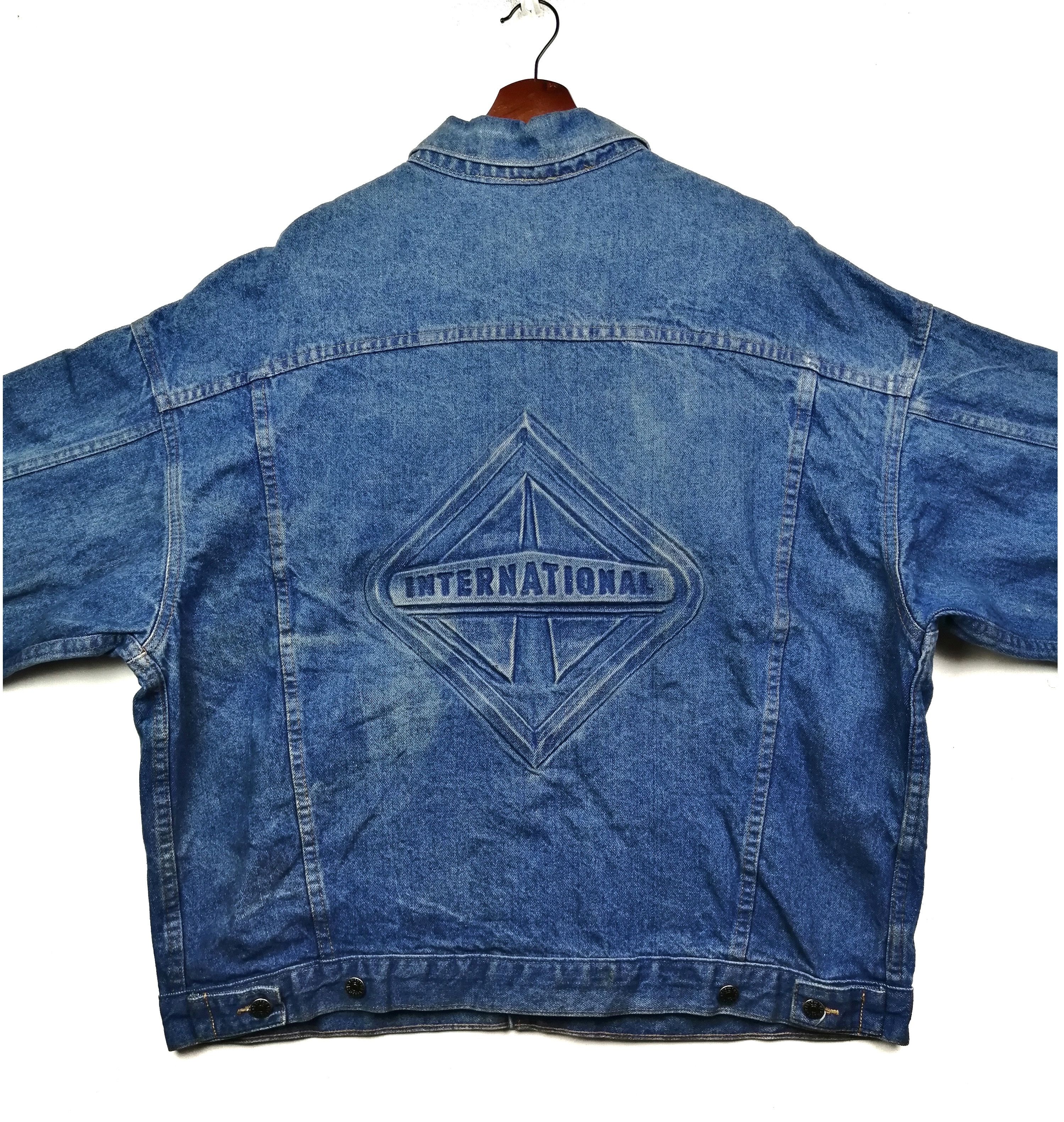 Other Vintage!! Tyca Denim Jacket Big Logo International Size US XL / EU 56 / 4 - 6 Thumbnail