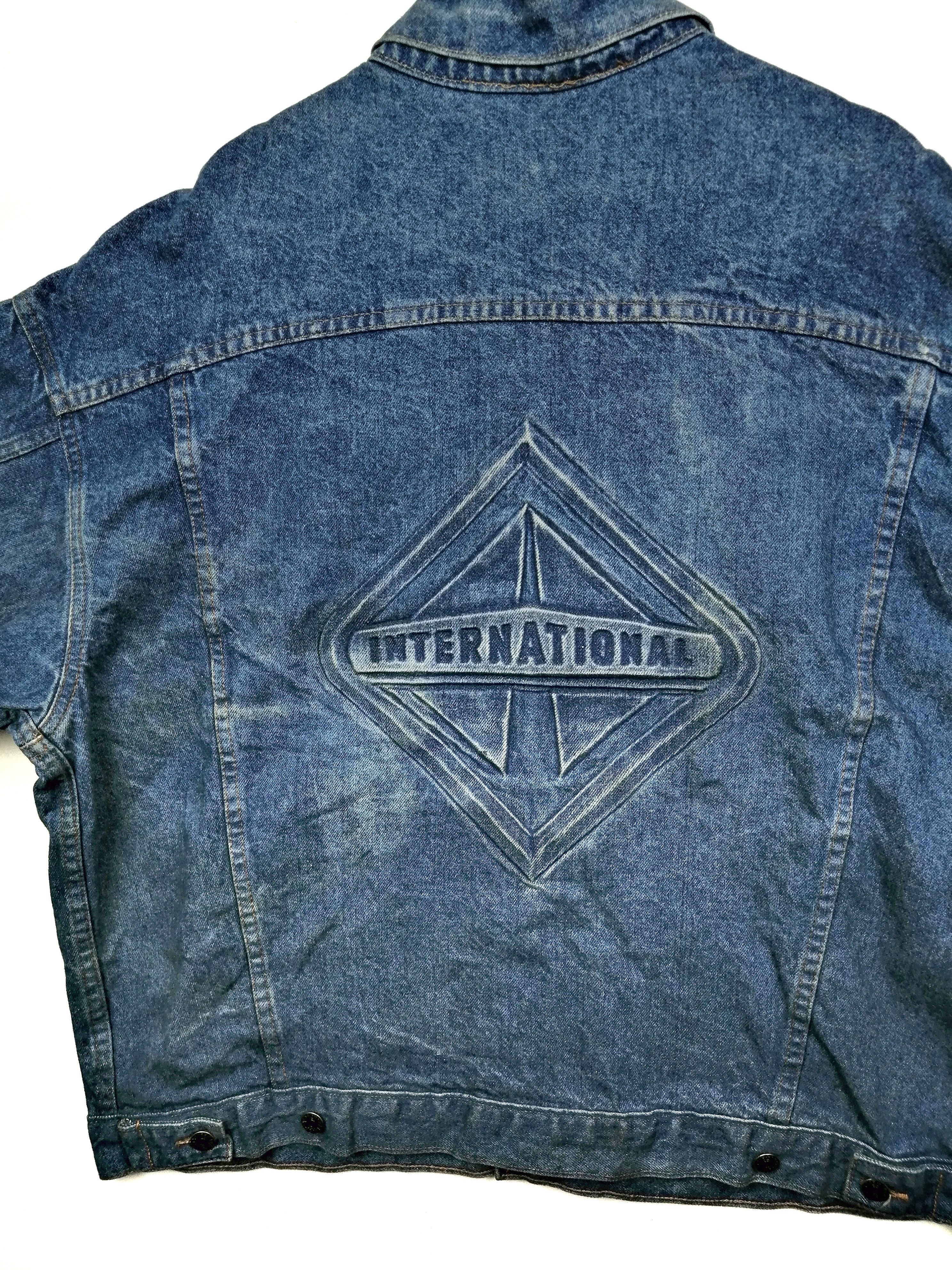 Other Vintage!! Tyca Denim Jacket Big Logo International Size US XL / EU 56 / 4 - 2 Thumbnail