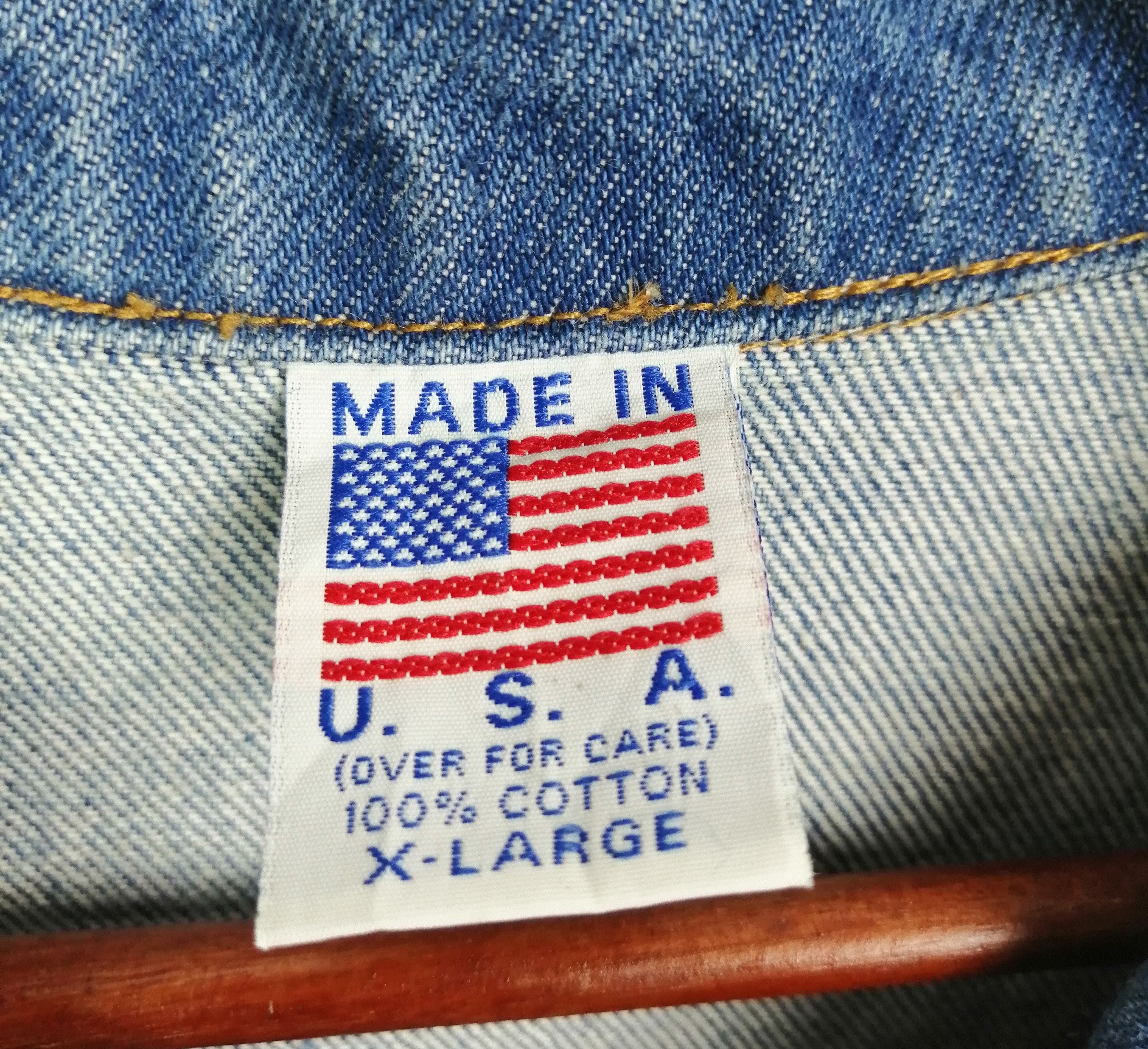 Other Vintage!! Tyca Denim Jacket Big Logo International Size US XL / EU 56 / 4 - 4 Thumbnail