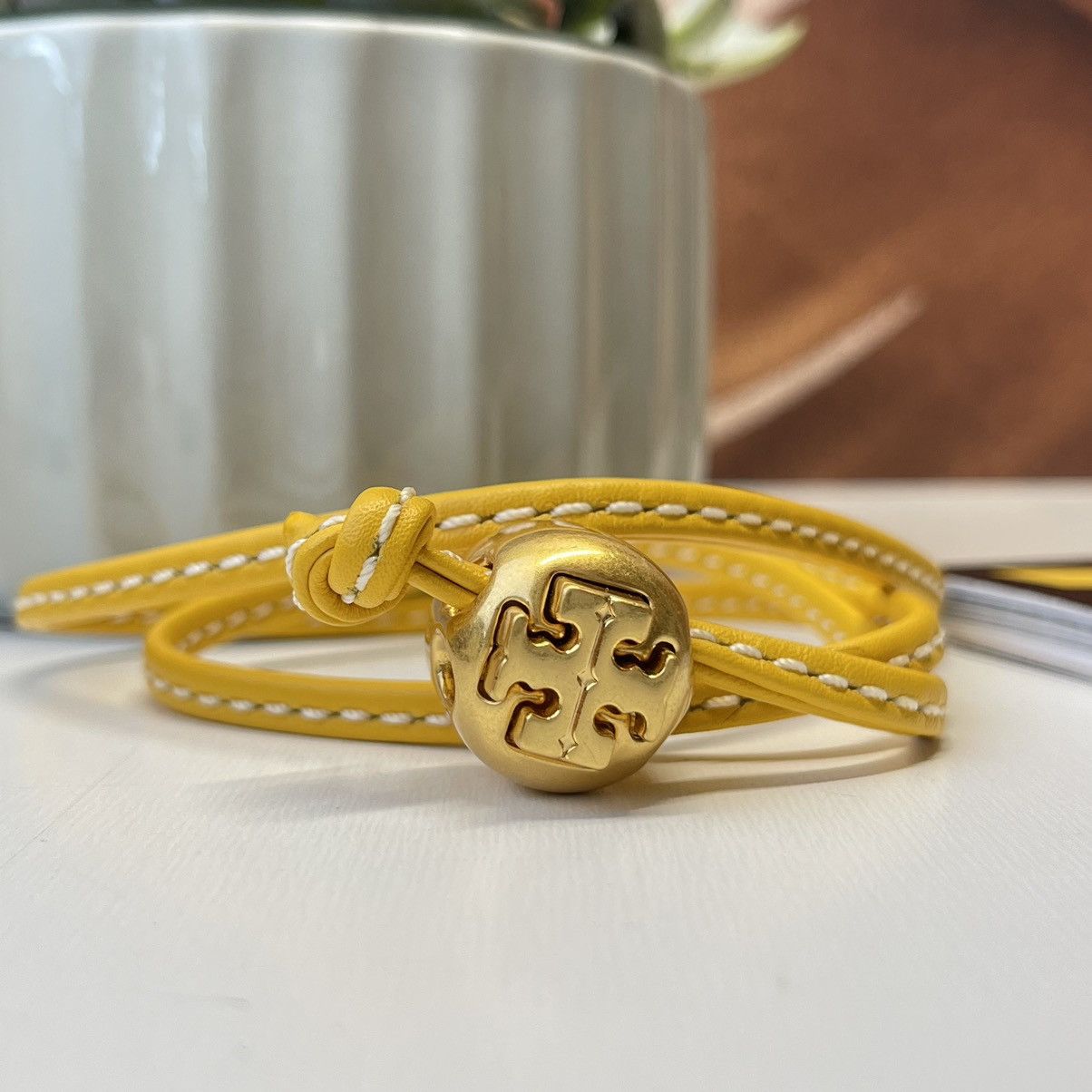 Tory Burch Rare! (new+tag) Tory Burch bracelet resembles TB monogram Size ONE SIZE - 9 Thumbnail