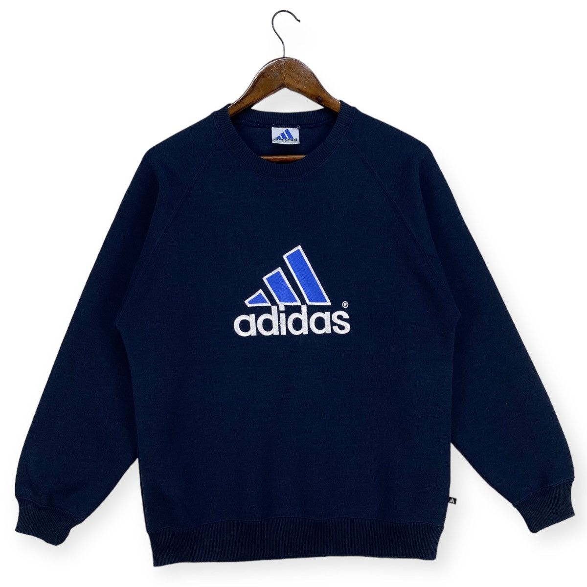 Adidas Vintage 90s Adidas Sweatshirt Size US L / EU 52-54 / 3 - 1 Thumbnail