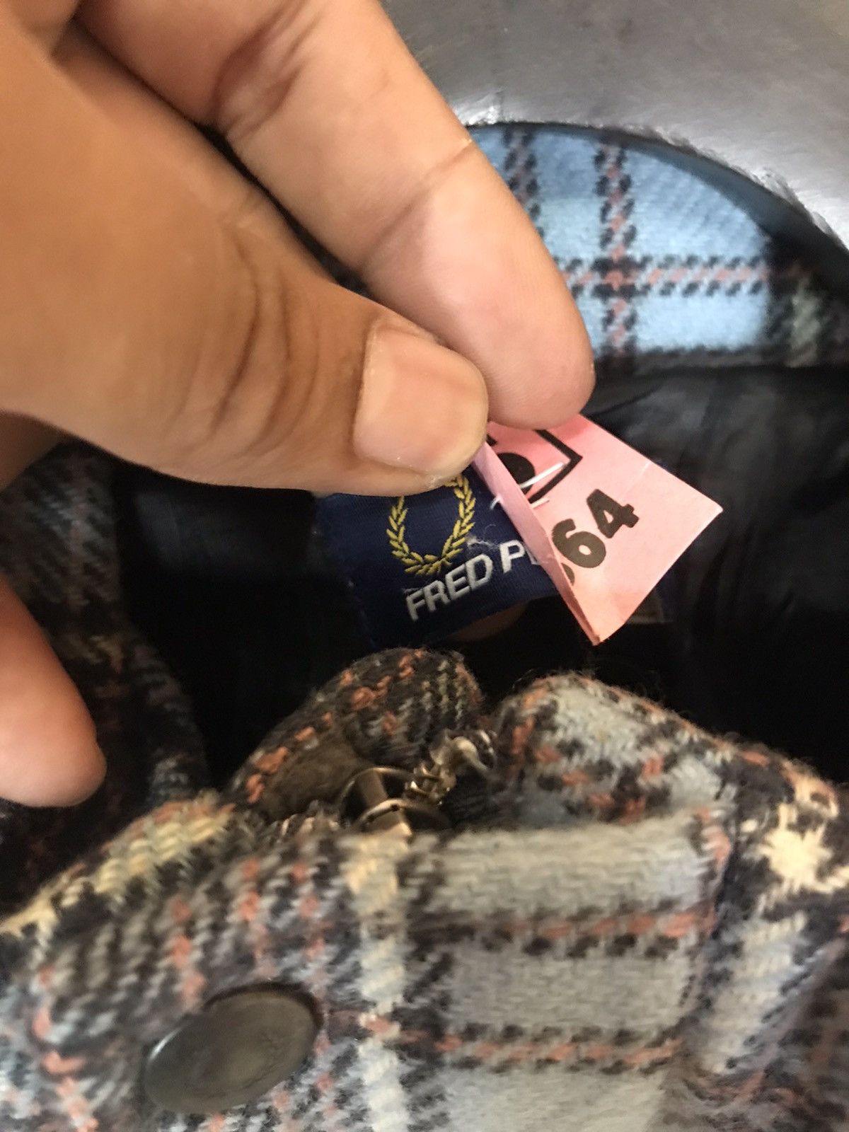 Fred Perry ‼️FRED PERRY PUFFER DOWN CHECK NICE DESIGN Size US M / EU 48-50 / 2 - 6 Thumbnail