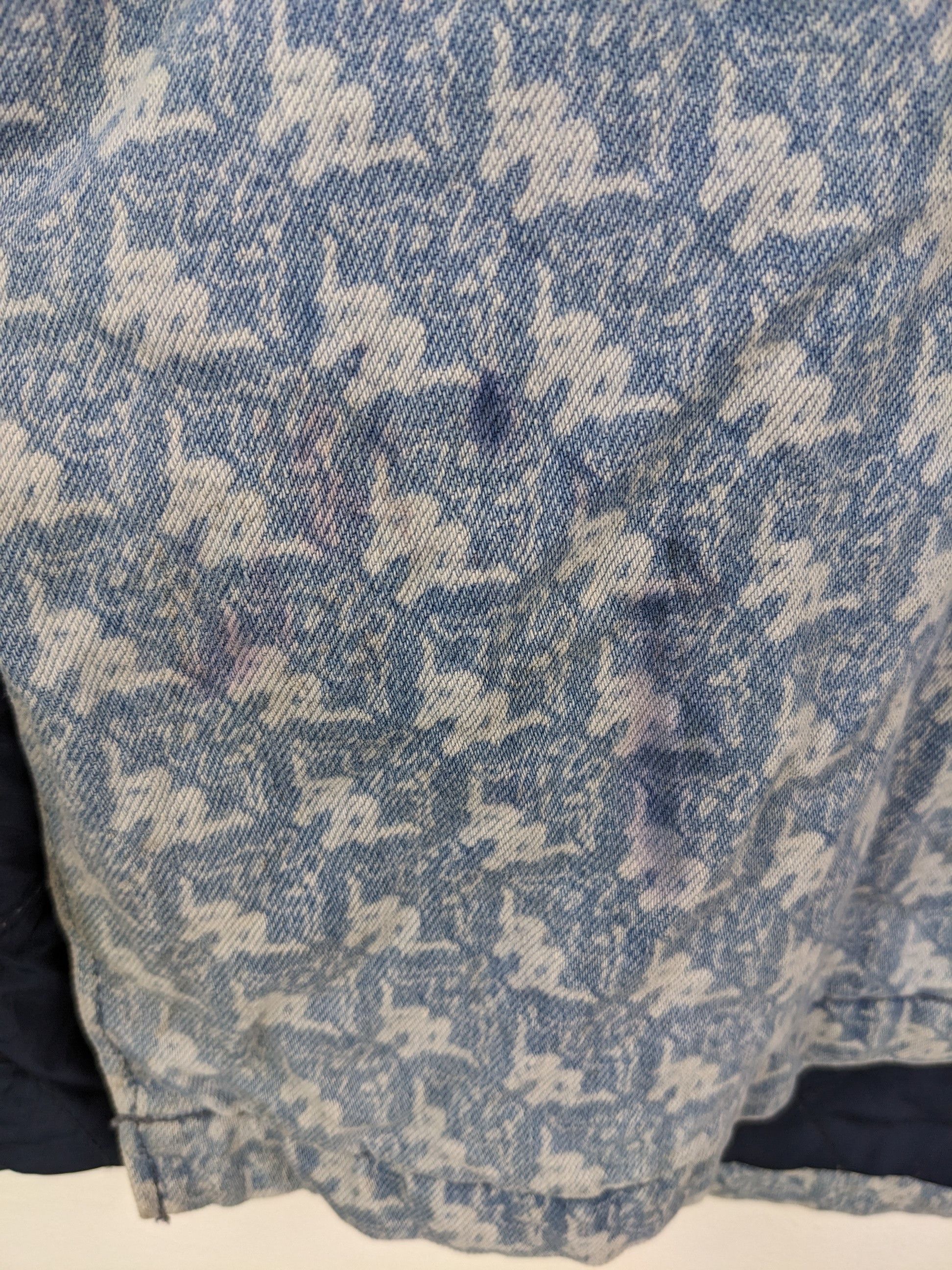 GU × Japanese Brand × Kappa GU X Kappa Monogram Denim Jacket Oversized Size S-L Size US L / EU 52-54 / 3 - 11 Thumbnail