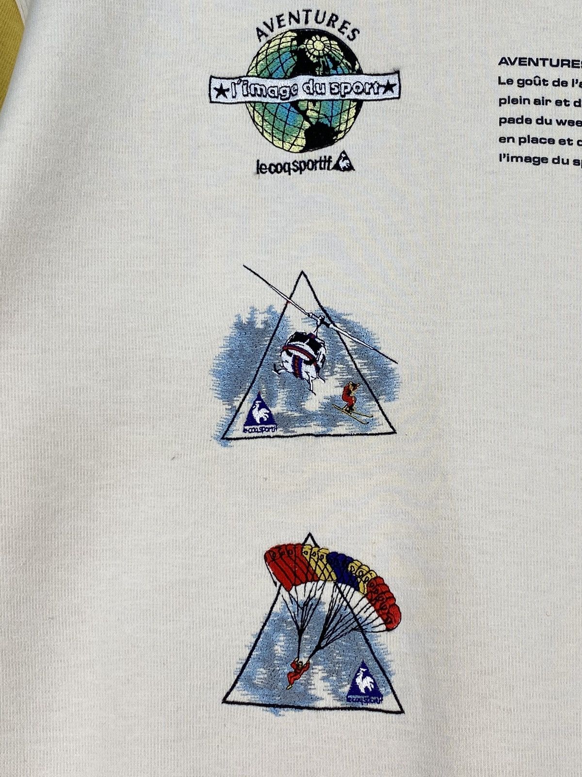 Le Coq Sportif Vintage Lecoqspotif Aventure Sweatshirt Size US S / EU 44-46 / 1 - 5 Thumbnail