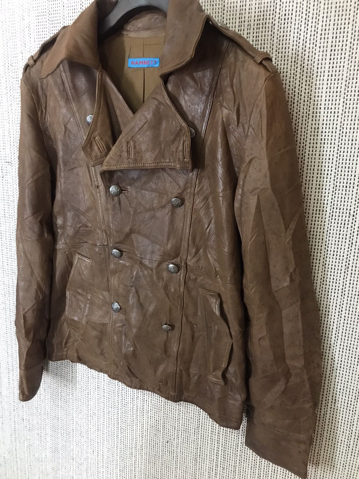 Vintage ‼️RIDER JACKET SHEEPSKIN HAMNETT BY KATHRINE HAMNETT LONDON Size US M / EU 48-50 / 2 - 9 Thumbnail