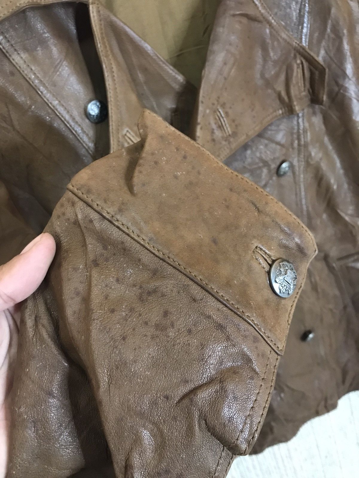 Vintage ‼️RIDER JACKET SHEEPSKIN HAMNETT BY KATHRINE HAMNETT LONDON Size US M / EU 48-50 / 2 - 5 Thumbnail