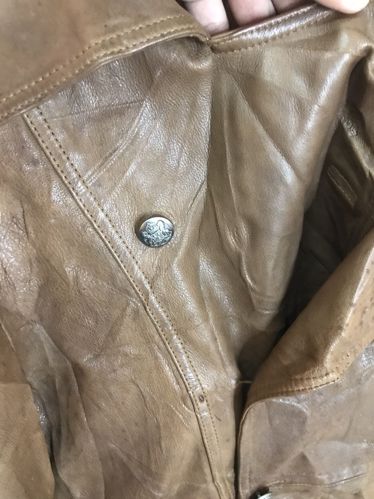 Vintage ‼️RIDER JACKET SHEEPSKIN HAMNETT BY KATHRINE HAMNETT LONDON Size US M / EU 48-50 / 2 - 6 Thumbnail