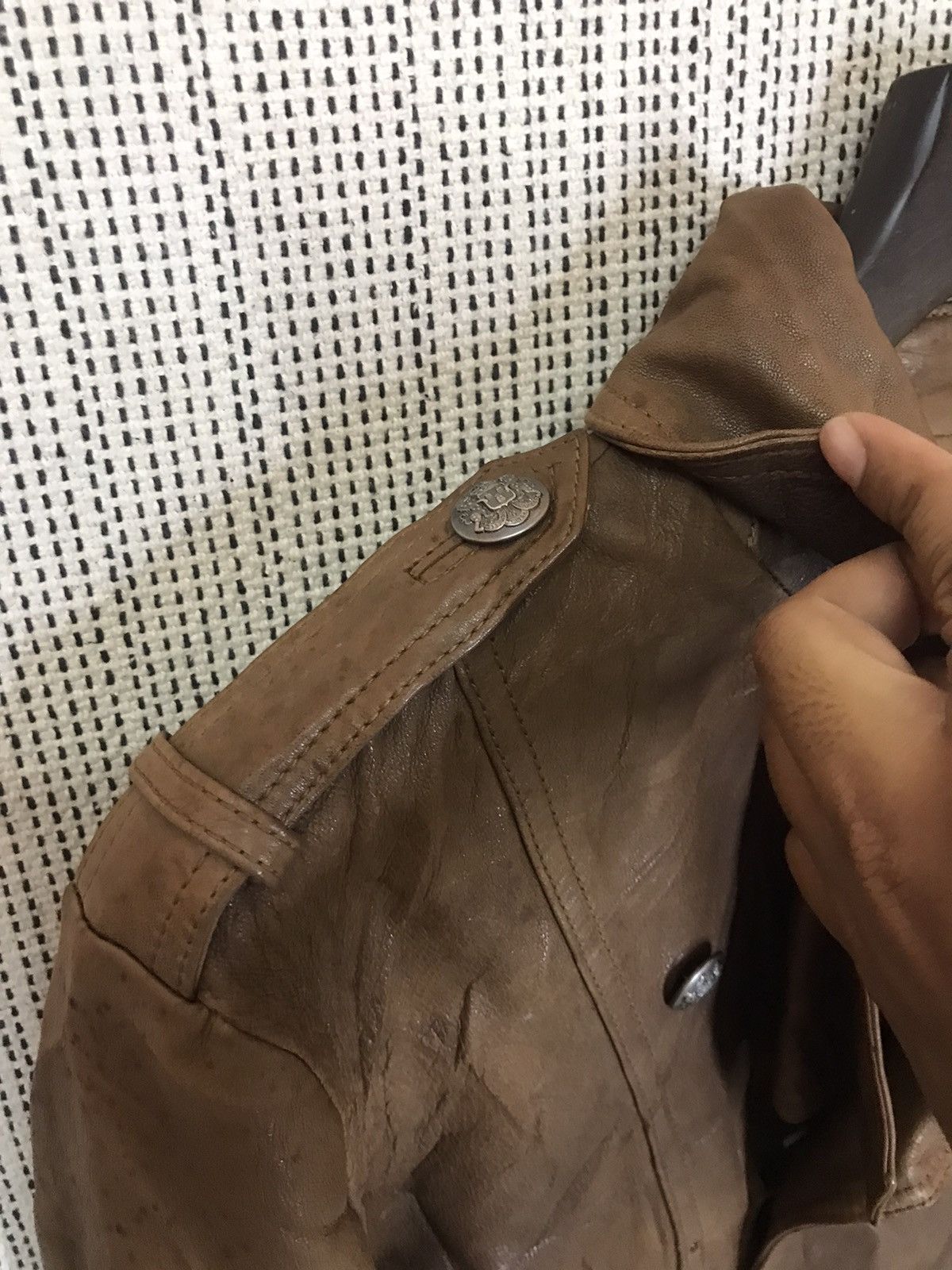 Vintage ‼️RIDER JACKET SHEEPSKIN HAMNETT BY KATHRINE HAMNETT LONDON Size US M / EU 48-50 / 2 - 8 Thumbnail