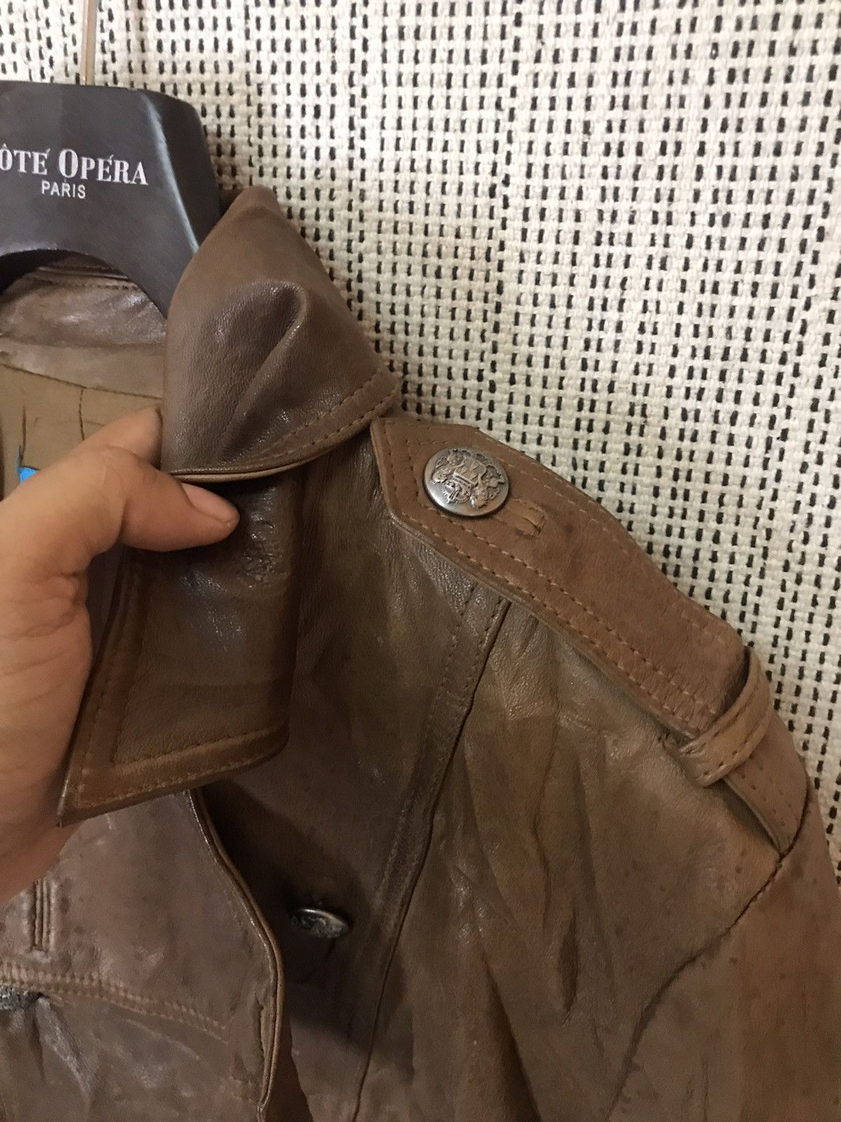 Vintage ‼️RIDER JACKET SHEEPSKIN HAMNETT BY KATHRINE HAMNETT LONDON Size US M / EU 48-50 / 2 - 10 Thumbnail