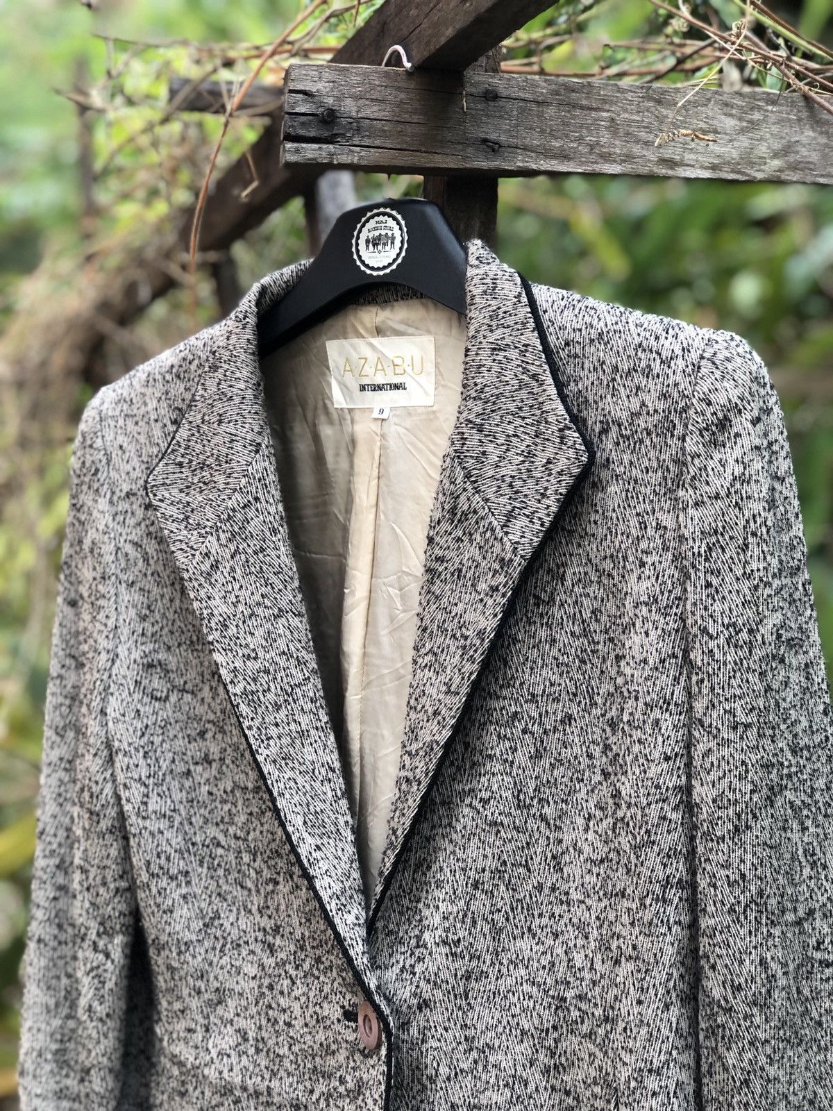 Japanese Brand Vintage 80's Fashion Blazer Women Style by A.Z.A.B.U Size S / US 4 / IT 40 - 2 Thumbnail
