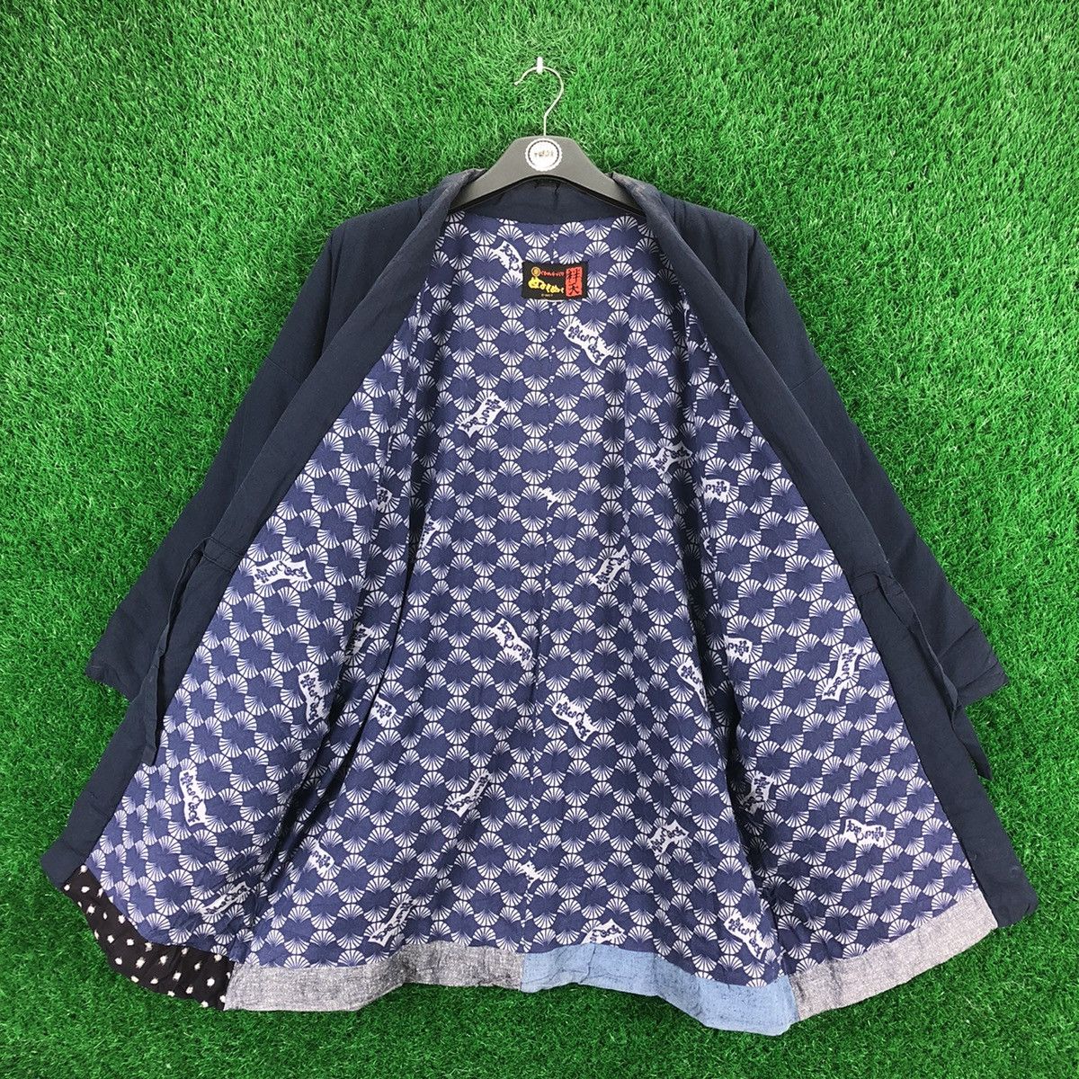 Japanese Brand Vintage 80's Kimono Patchwork Cardigan Japanese Tradisional Size US L / EU 52-54 / 3 - 7 Thumbnail