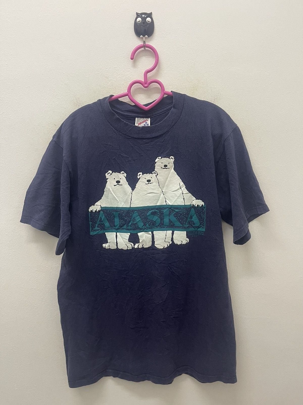 Jerzees Rare Vintage ALASKA Spell Out Promo Tourism Tee Size US M / EU 48-50 / 2 - 1 Thumbnail