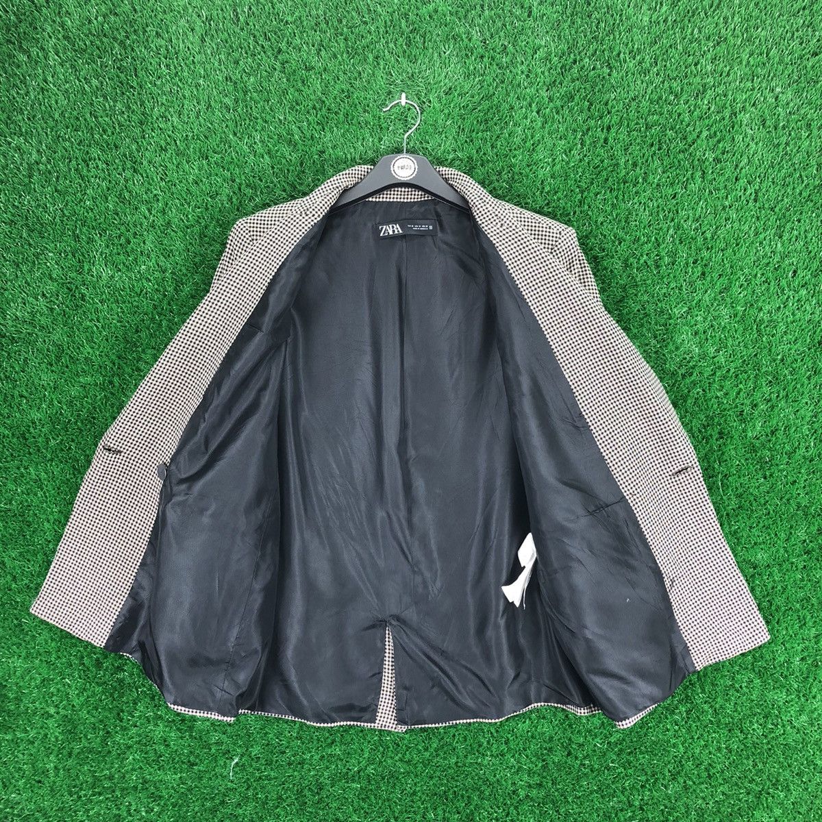 Zara Zara Women Coat Jacket Double Breasted Checker Size M / US 6-8 / IT 42-44 - 7 Thumbnail
