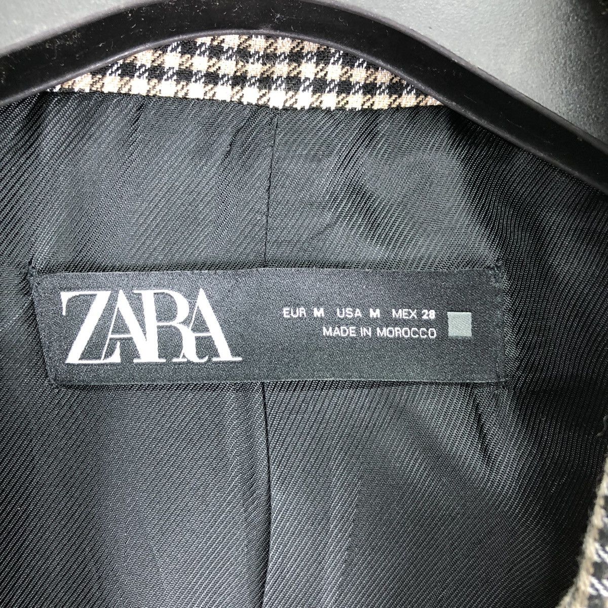 Zara Zara Women Coat Jacket Double Breasted Checker Size M / US 6-8 / IT 42-44 - 13 Thumbnail