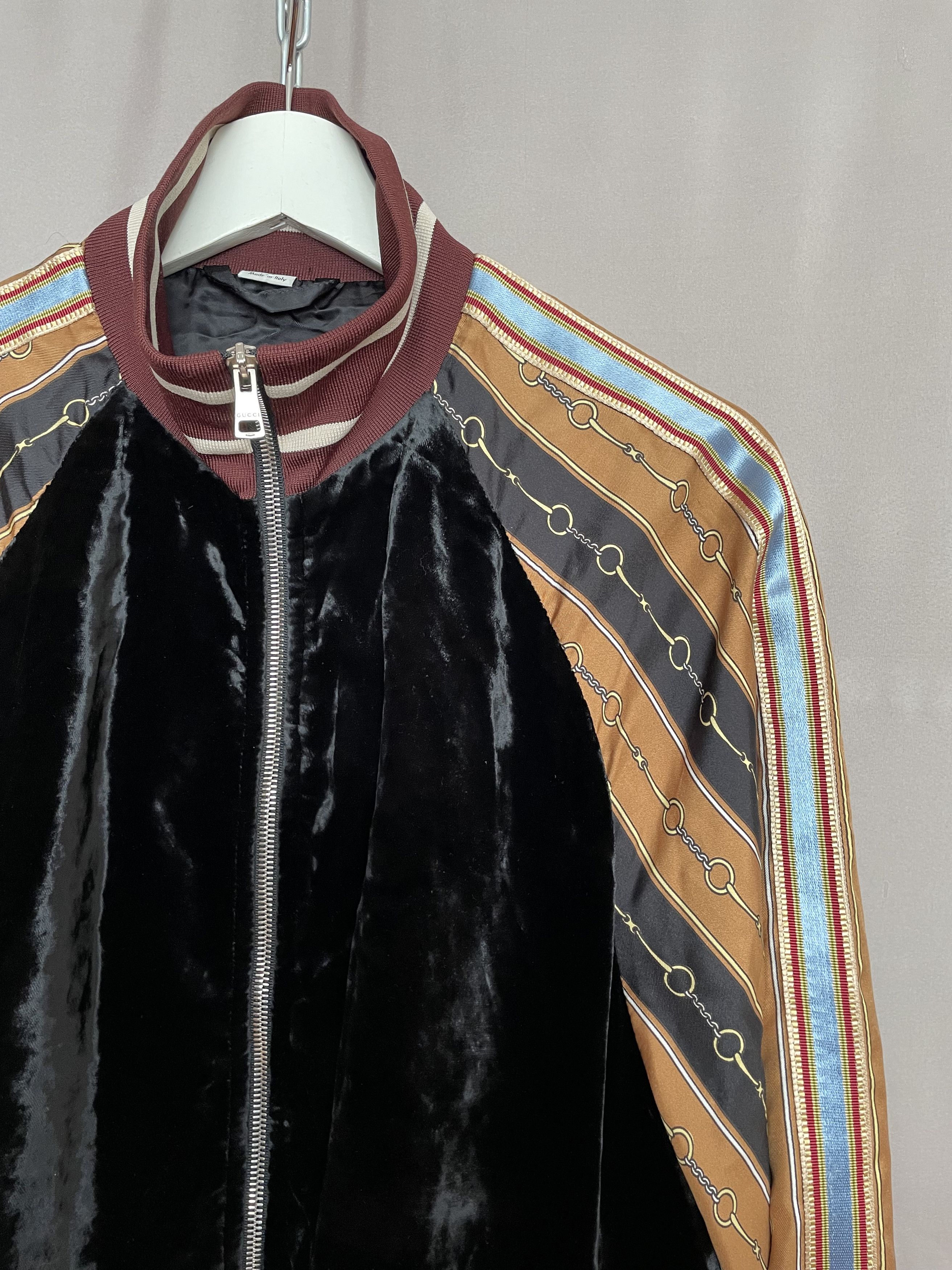 Gucci SS19 Silk Horsebit Track Jacket Size US S / EU 44-46 / 1 - 2 Thumbnail