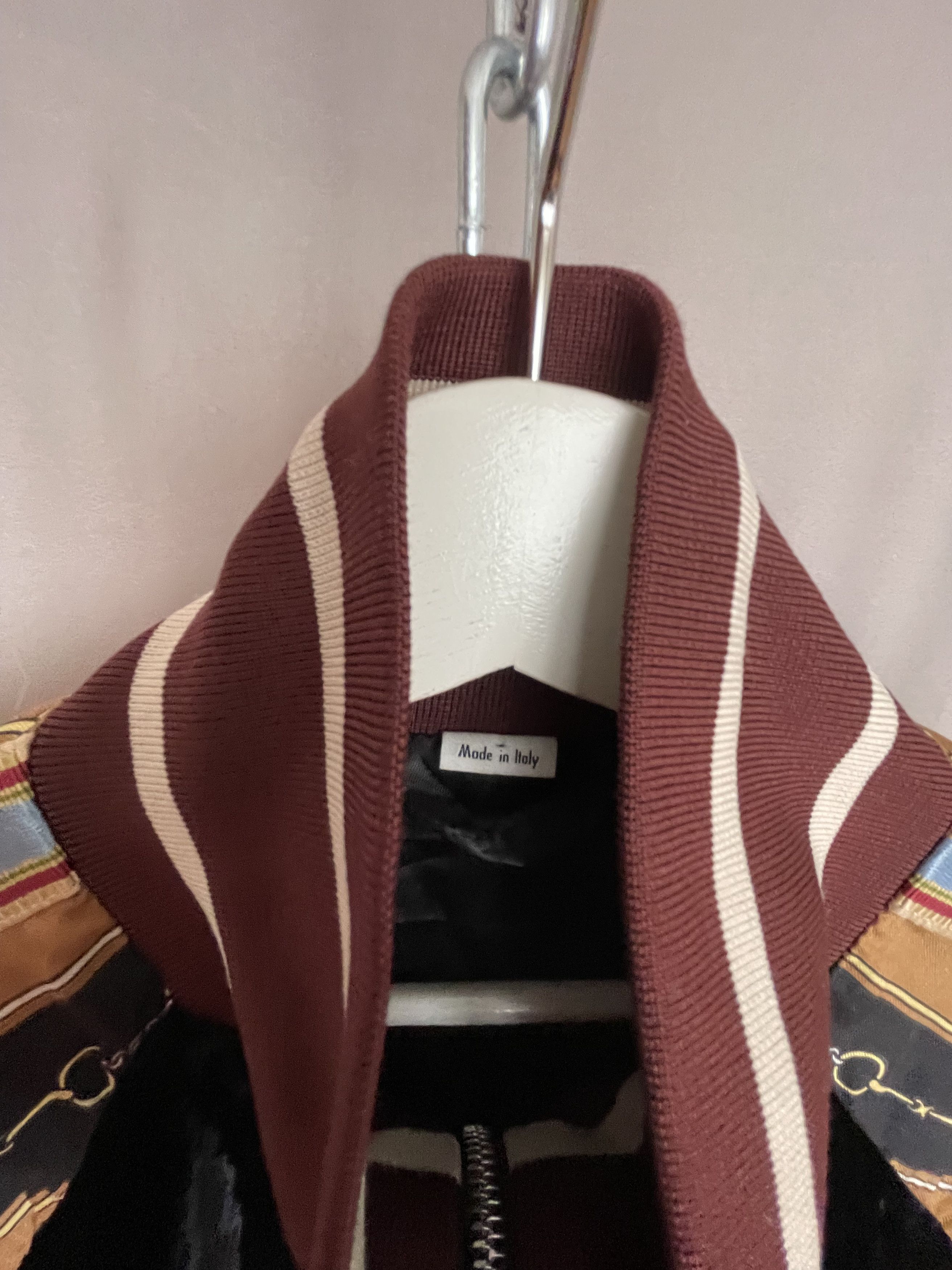 Gucci SS19 Silk Horsebit Track Jacket Size US S / EU 44-46 / 1 - 3 Thumbnail
