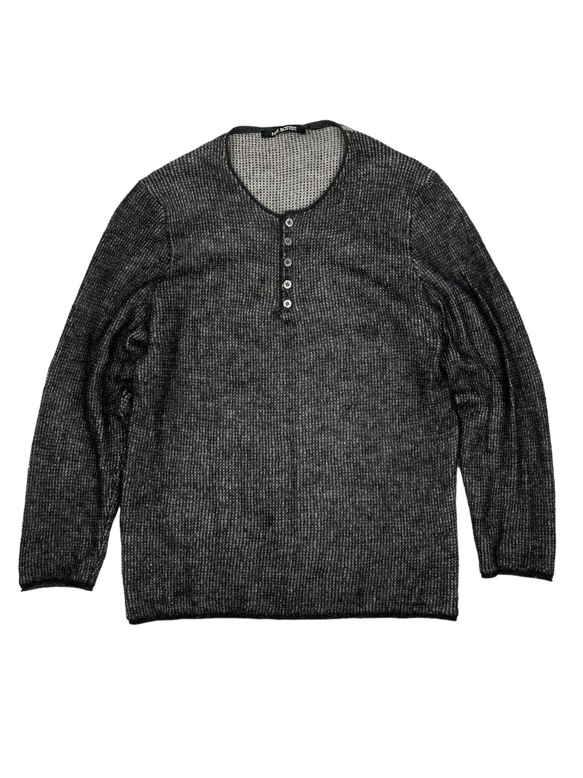 Neil Barrett Neil Barrett Wool Mohair Knit Sweater Avant Garde Size US XL / EU 56 / 4 - 1 Thumbnail