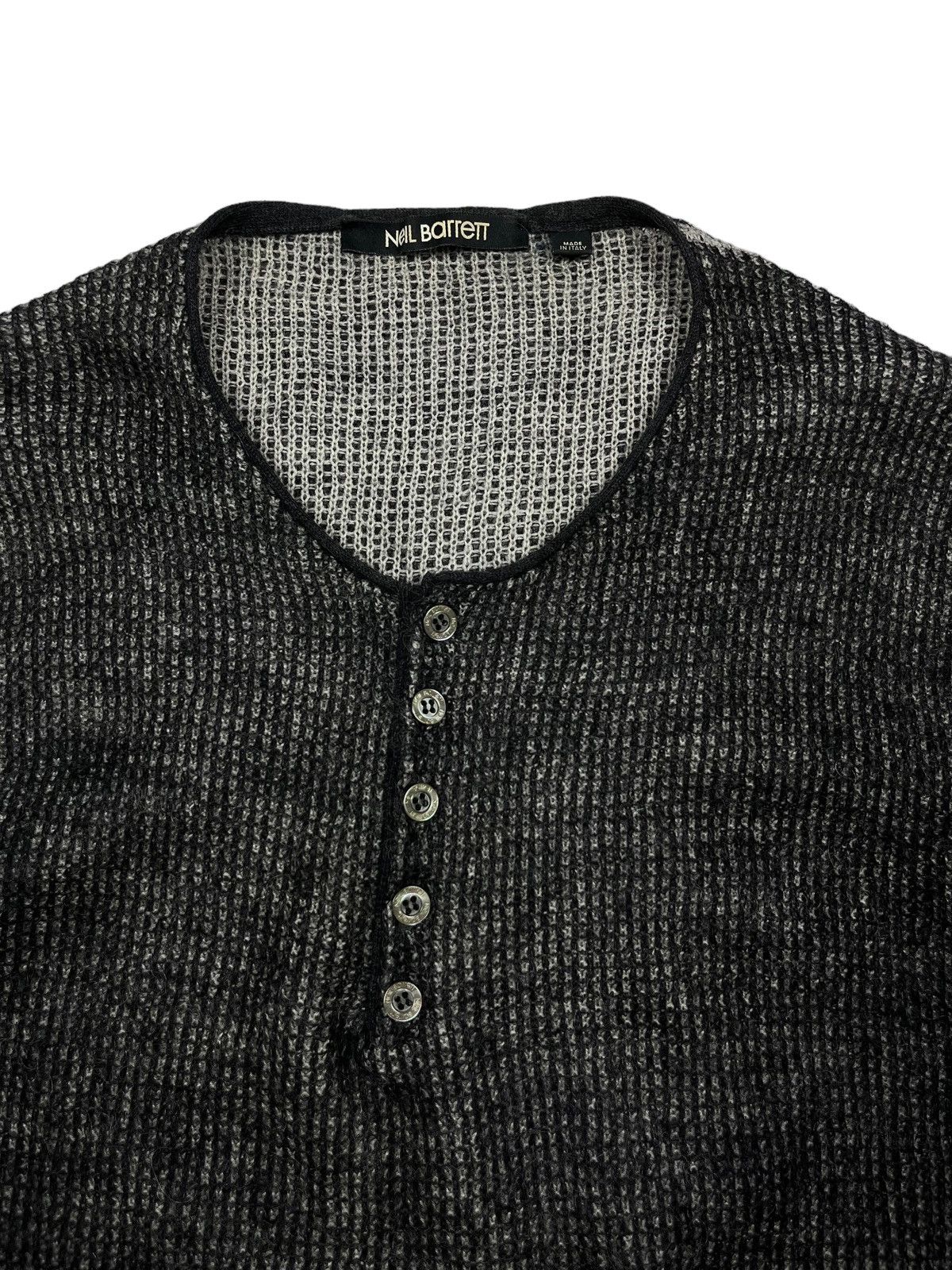 Neil Barrett Neil Barrett Wool Mohair Knit Sweater Avant Garde Size US XL / EU 56 / 4 - 4 Thumbnail
