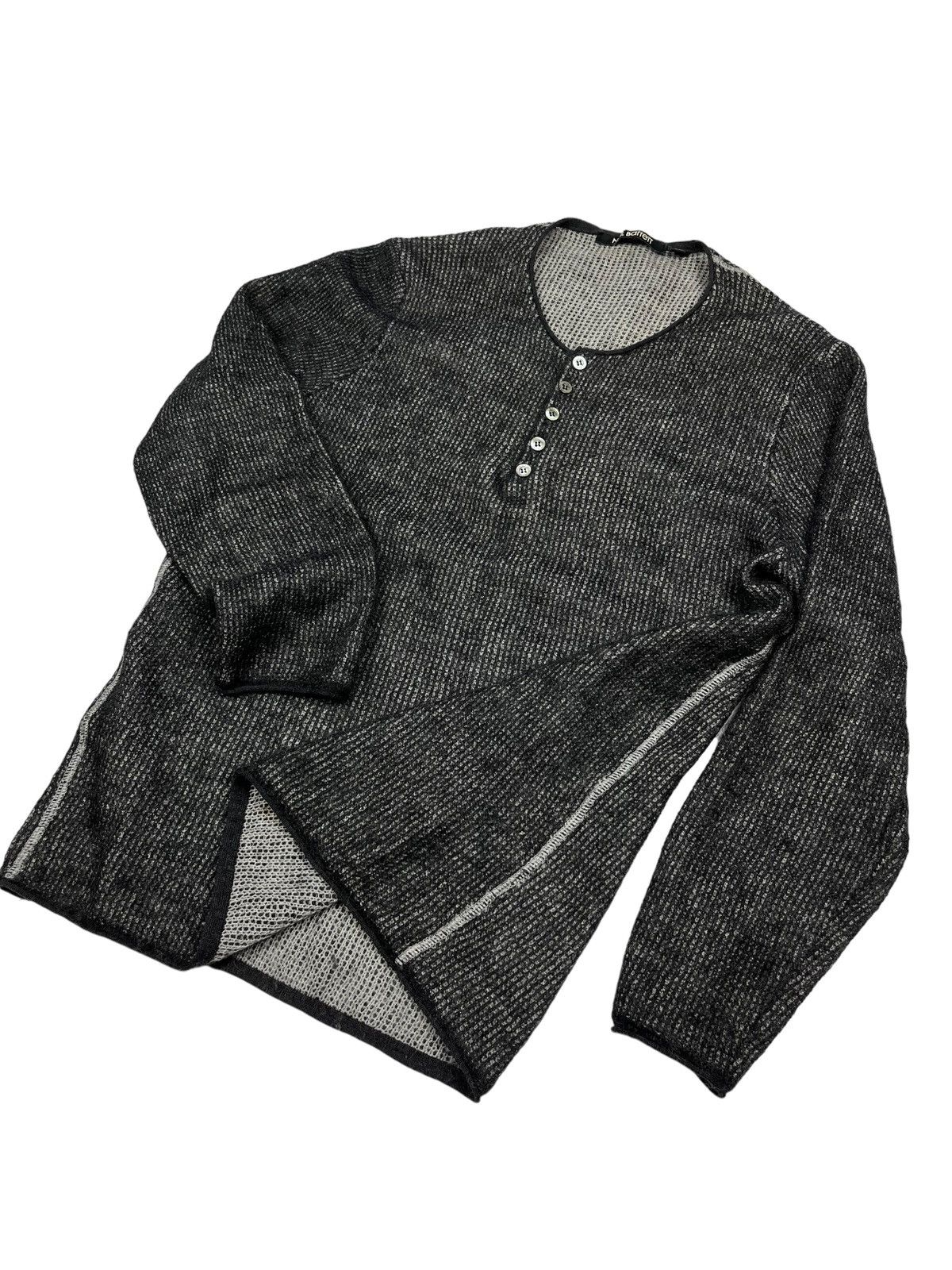 Neil Barrett Neil Barrett Wool Mohair Knit Sweater Avant Garde Size US XL / EU 56 / 4 - 2 Thumbnail