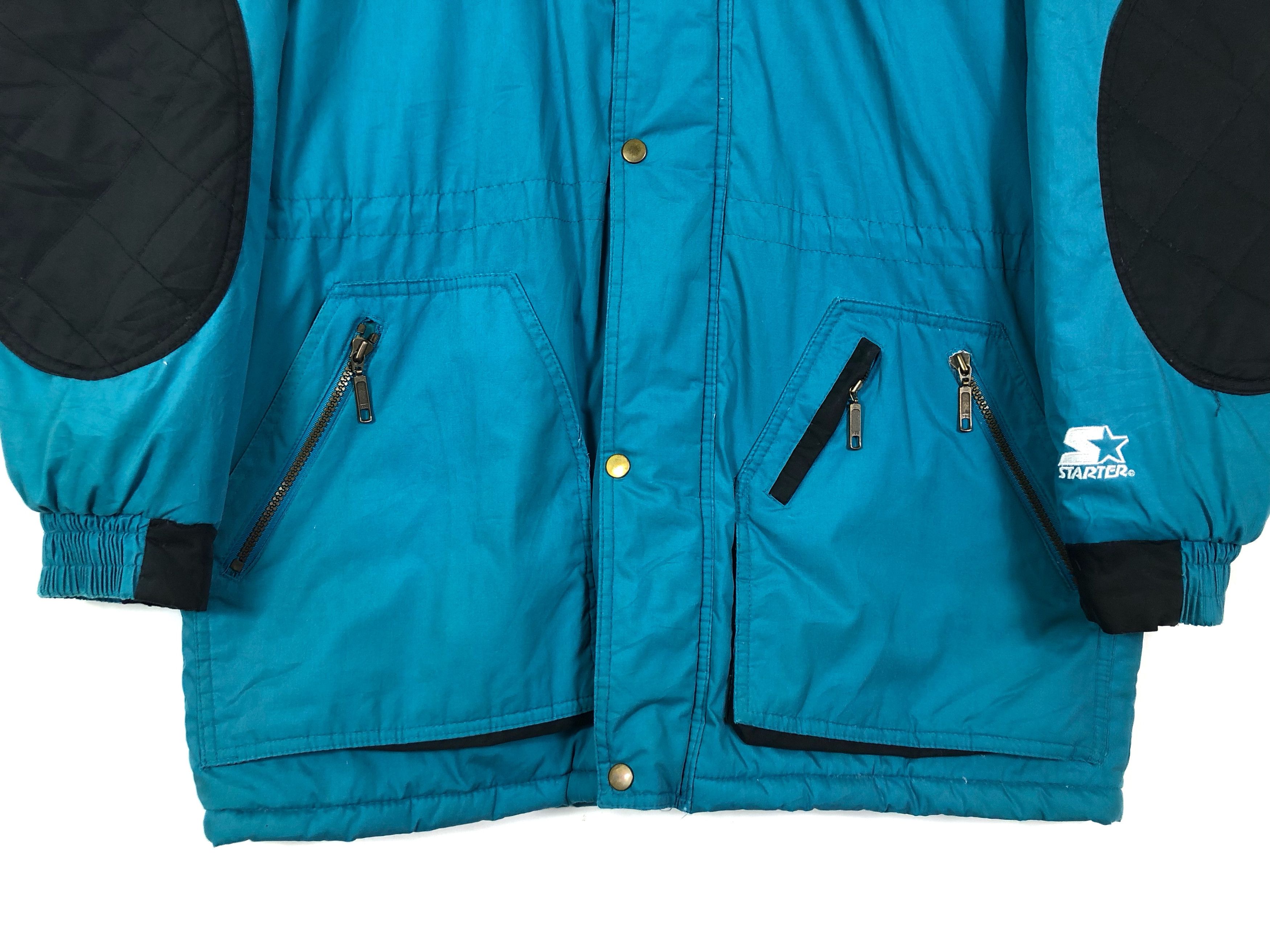 RARE🔥VINTAGE 90’S HORNETS PAISLEY BY STARTER BAGGY PARKA