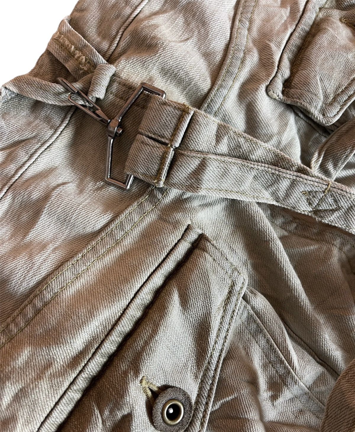 PPFM 🔥 PPFM curved Seam Distress Jeans Kapital Design Size US 32 / EU 48 - 8 Thumbnail