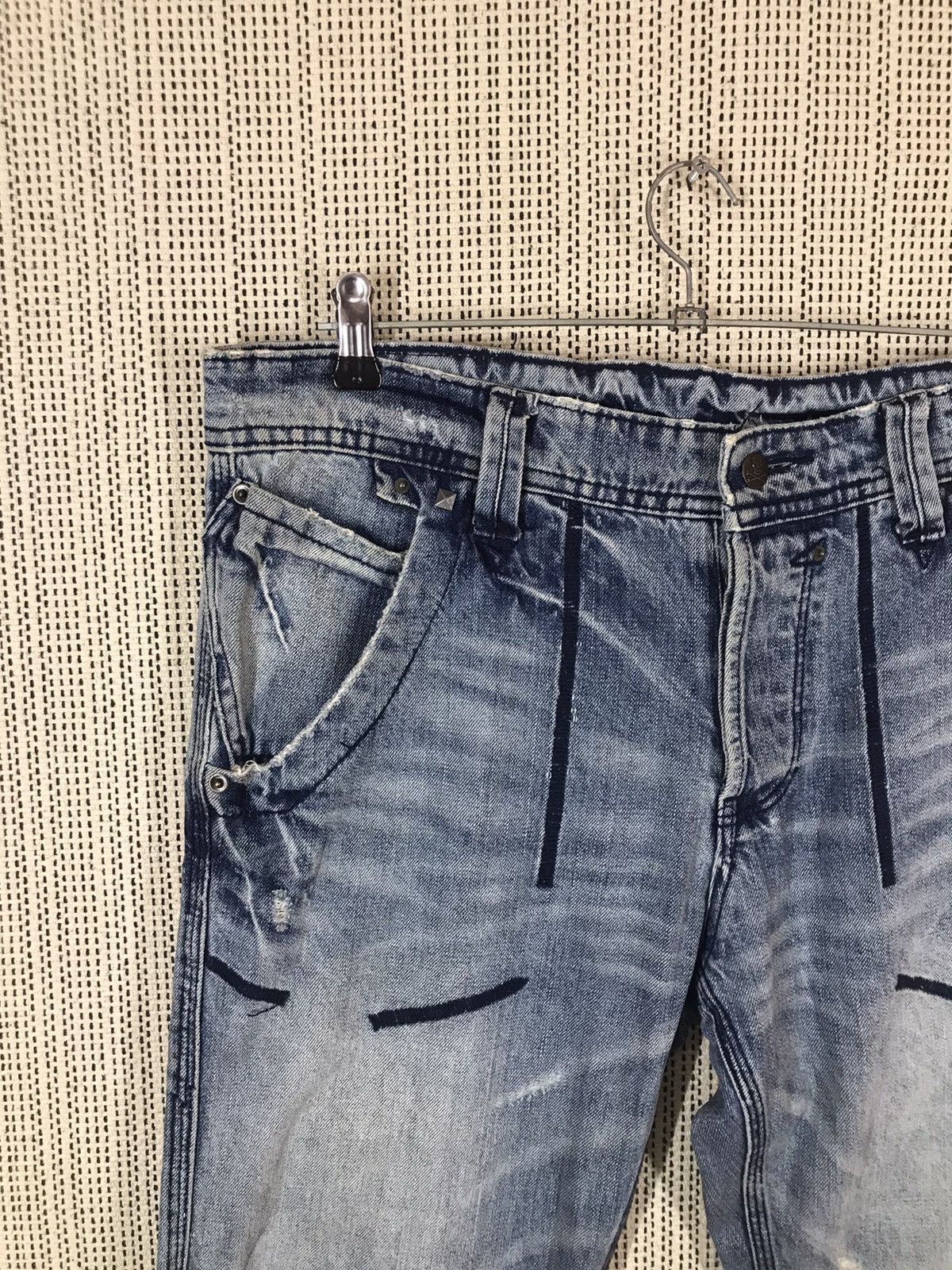 Japanese Brand × Seditionaries ‼️ARMY OF NO! DISTRESSED DENIM‼️ Size US 34 / EU 50 - 4 Thumbnail