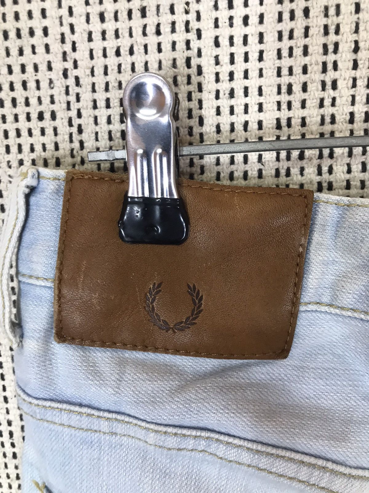 Fred Perry ‼️FRED PERRY SKINNY DENIM NICE DESIGN‼️ Size US 32 / EU 48 - 5 Thumbnail