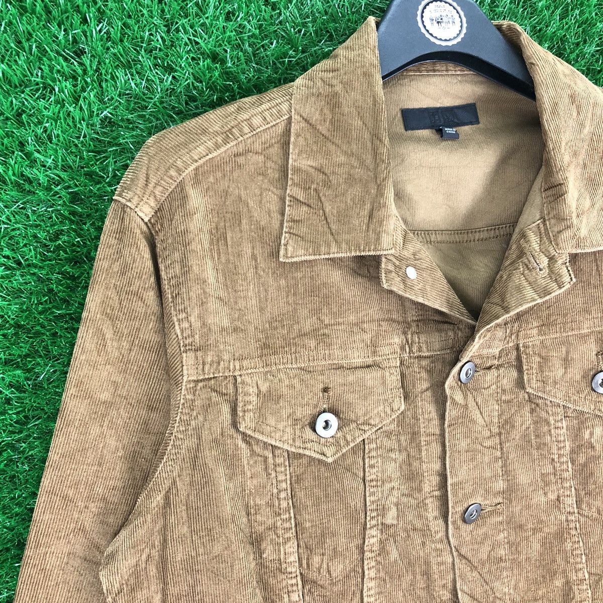 Uniqlo Uniqlo Corduroy Trucker Jacket Donut Button Hype Color Size US M / EU 48-50 / 2 - 2 Thumbnail