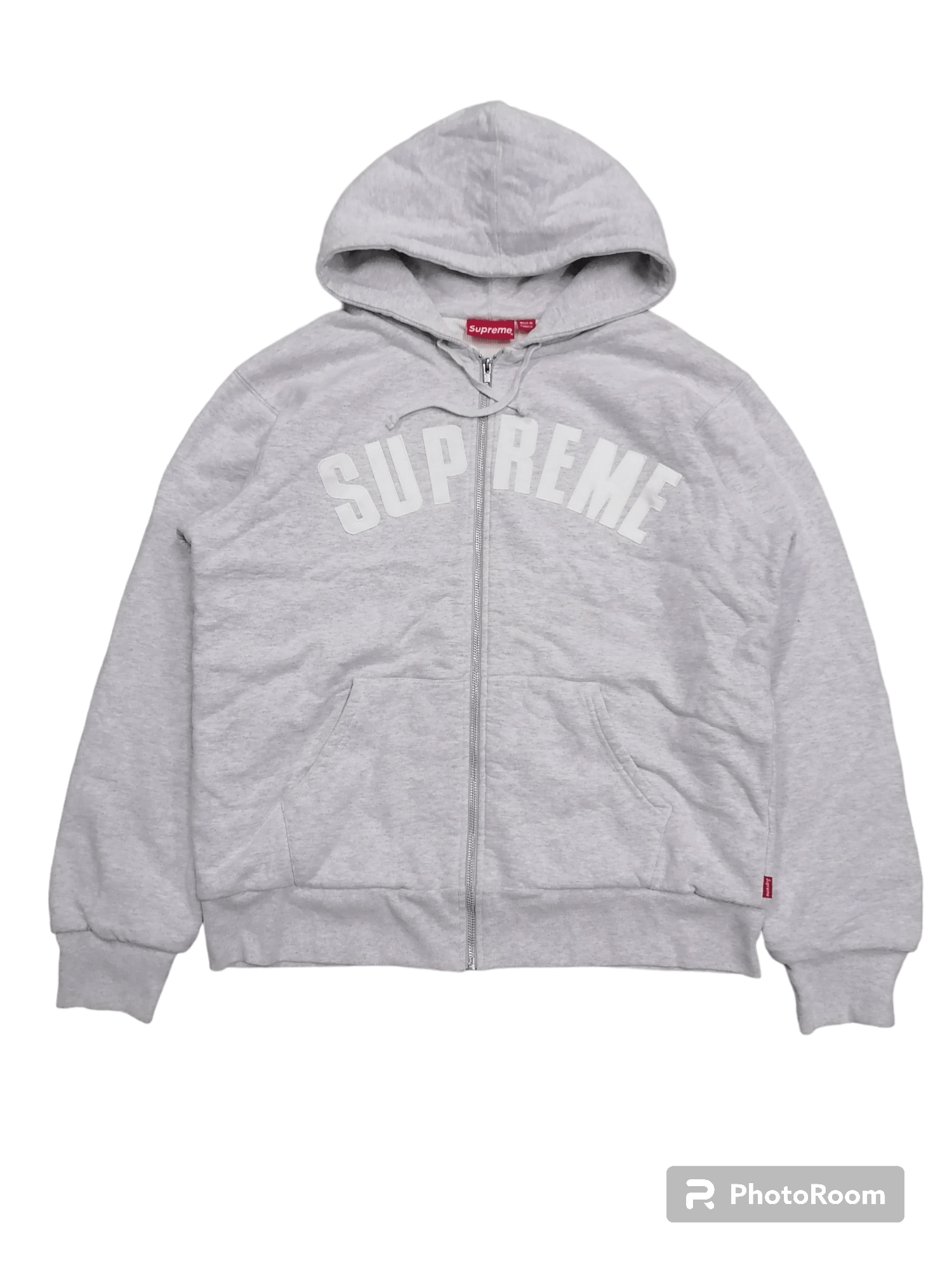 Supreme Supreme Arc Logo Thermal Zipper Hoodies | Grailed