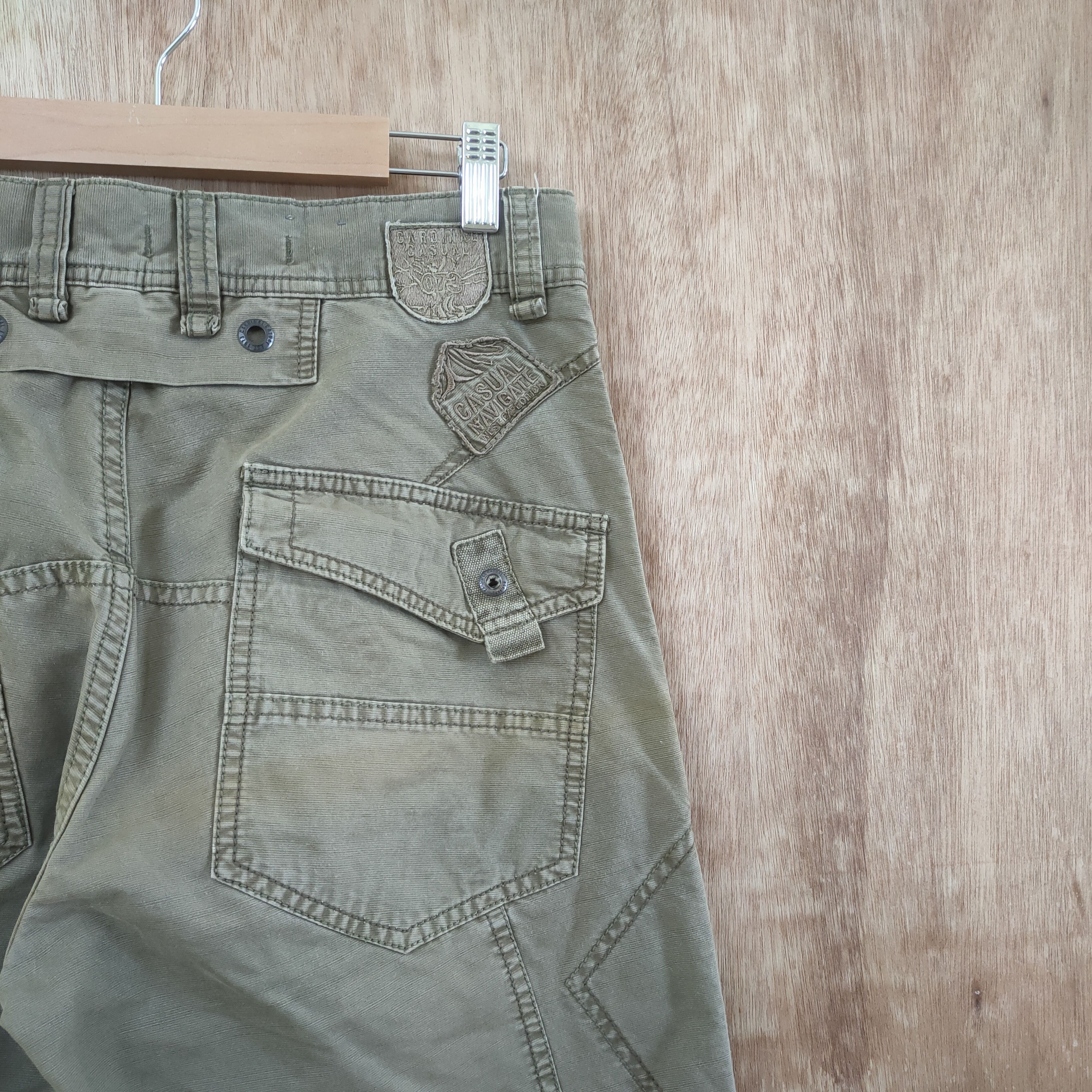 Japanese Brand CARDINAL NAVY VINTAGE CARGO PANTS Size US 30 / EU 46 - 13 Thumbnail