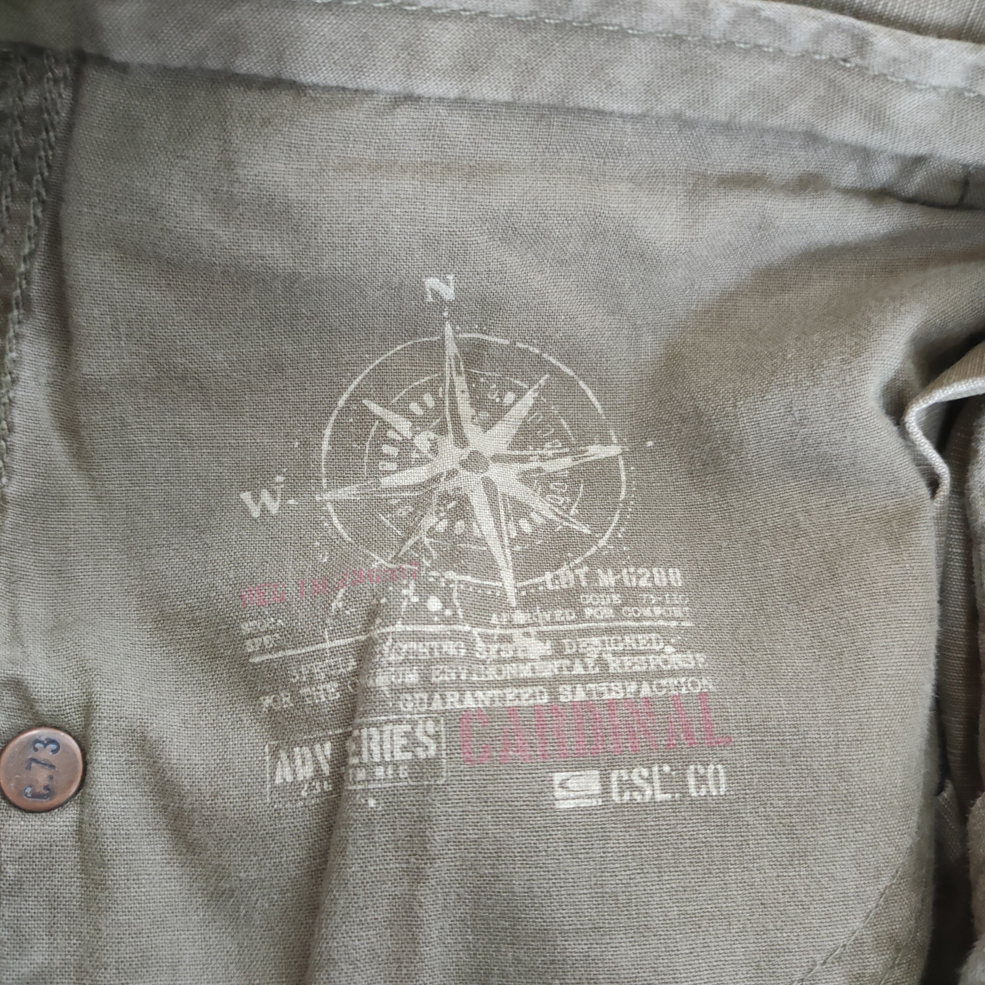Japanese Brand CARDINAL NAVY VINTAGE CARGO PANTS Size US 30 / EU 46 - 17 Thumbnail