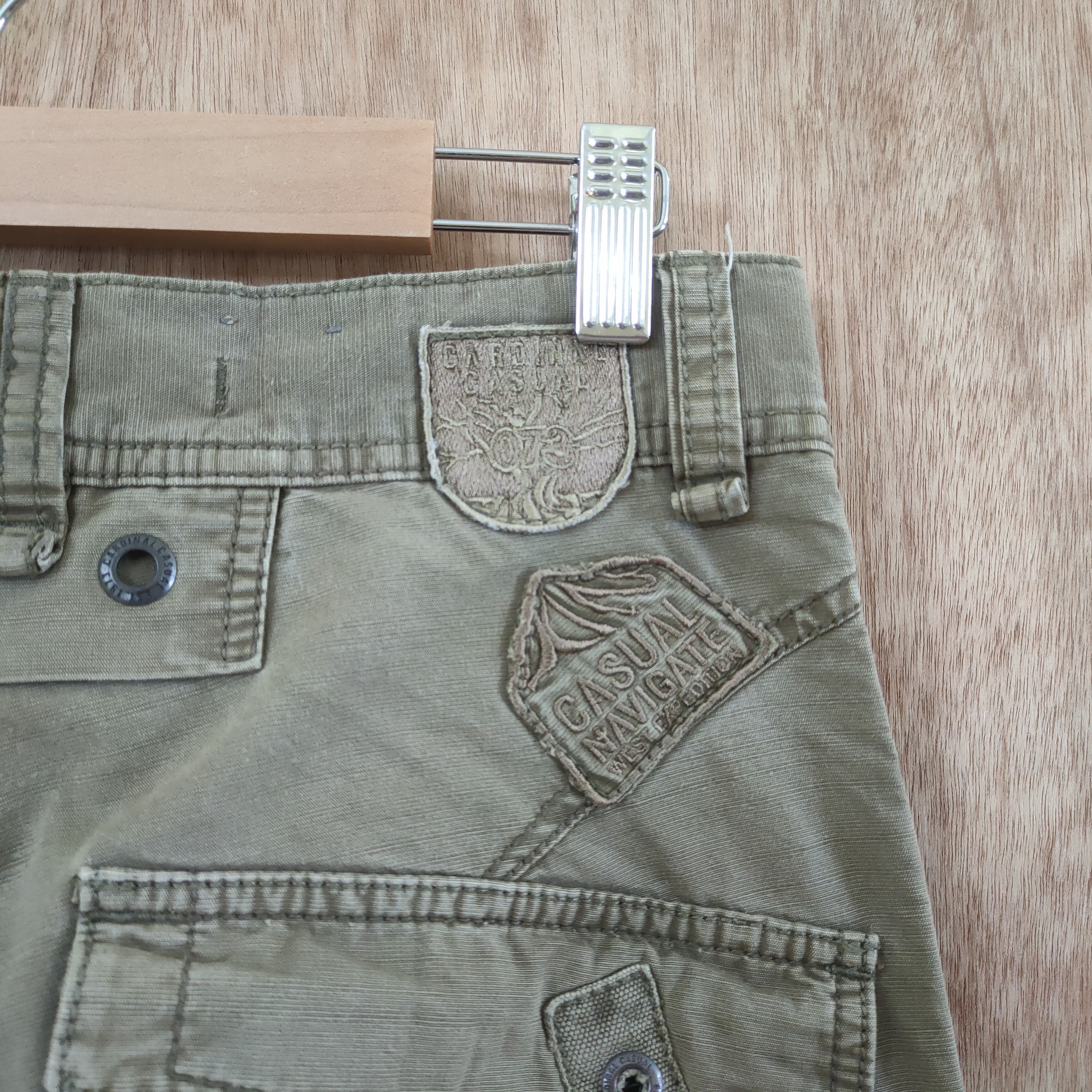 Japanese Brand CARDINAL NAVY VINTAGE CARGO PANTS Size US 30 / EU 46 - 12 Thumbnail