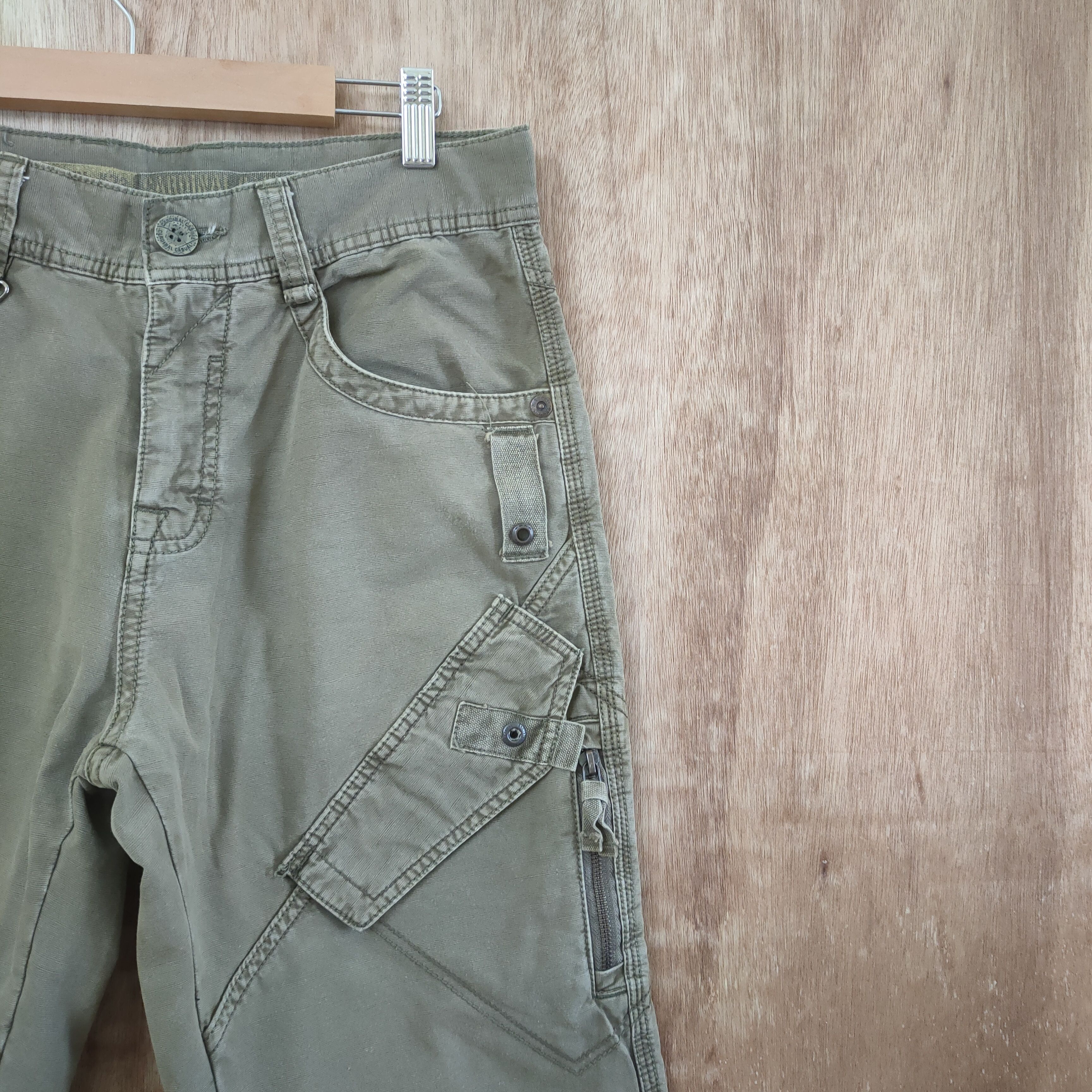 Japanese Brand CARDINAL NAVY VINTAGE CARGO PANTS Size US 30 / EU 46 - 6 Thumbnail