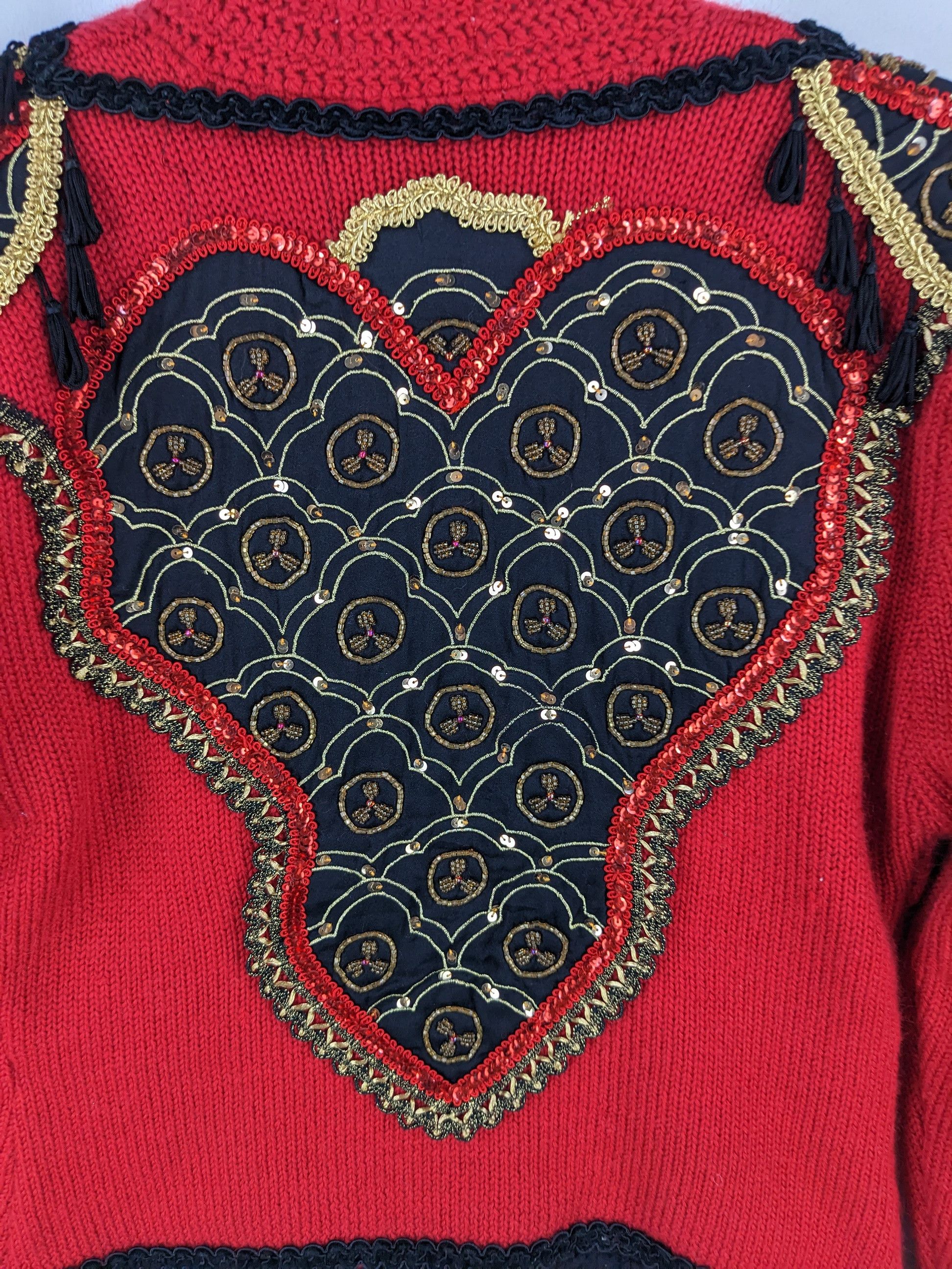 Japanese Brand × Otto × Vintage 🇯🇵 Vintage 1990s Wool Knit Cardigan Cropped By Otto Size M / US 6-8 / IT 42-44 - 15 Thumbnail