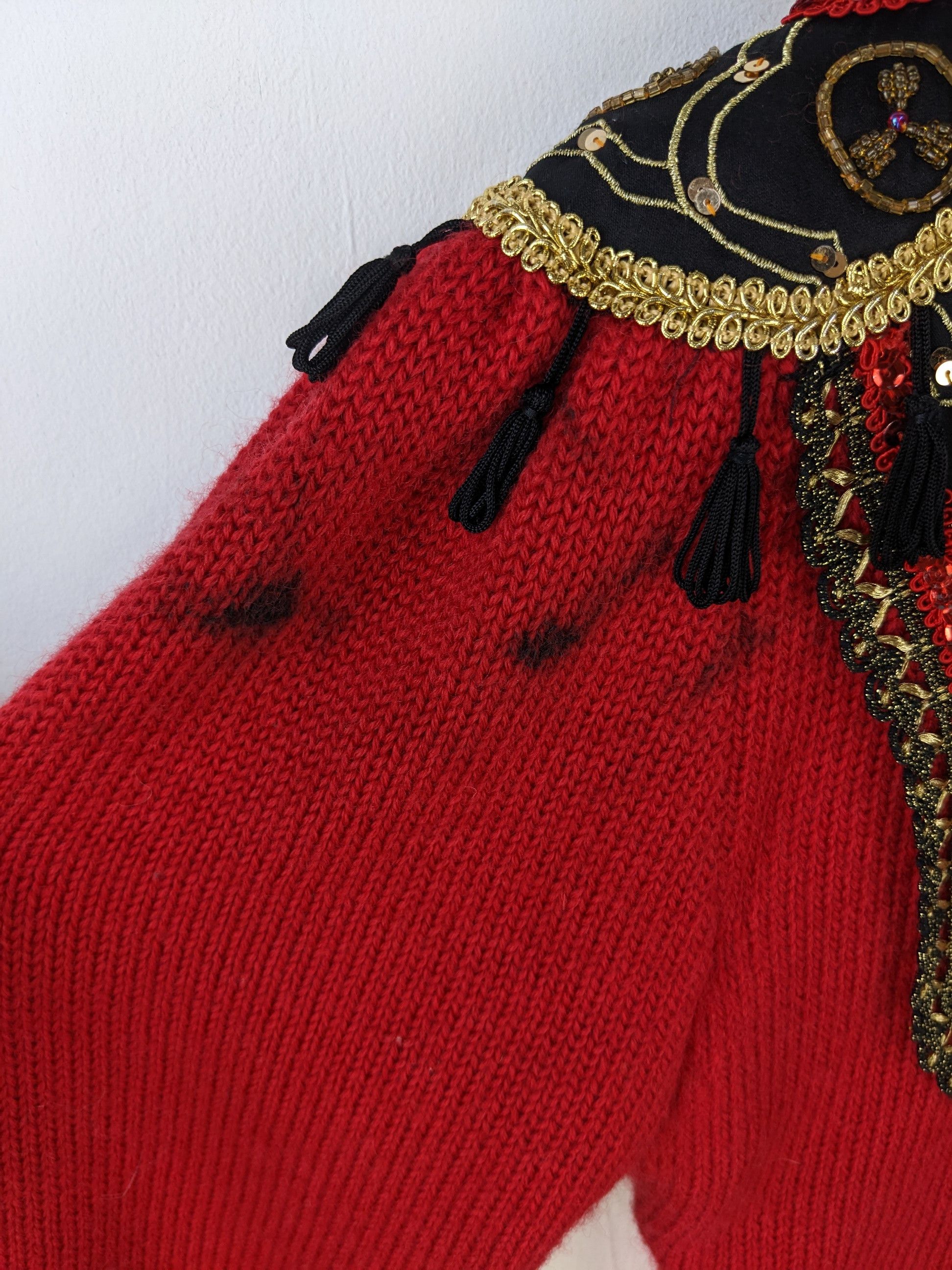Japanese Brand × Otto × Vintage 🇯🇵 Vintage 1990s Wool Knit Cardigan Cropped By Otto Size M / US 6-8 / IT 42-44 - 14 Thumbnail