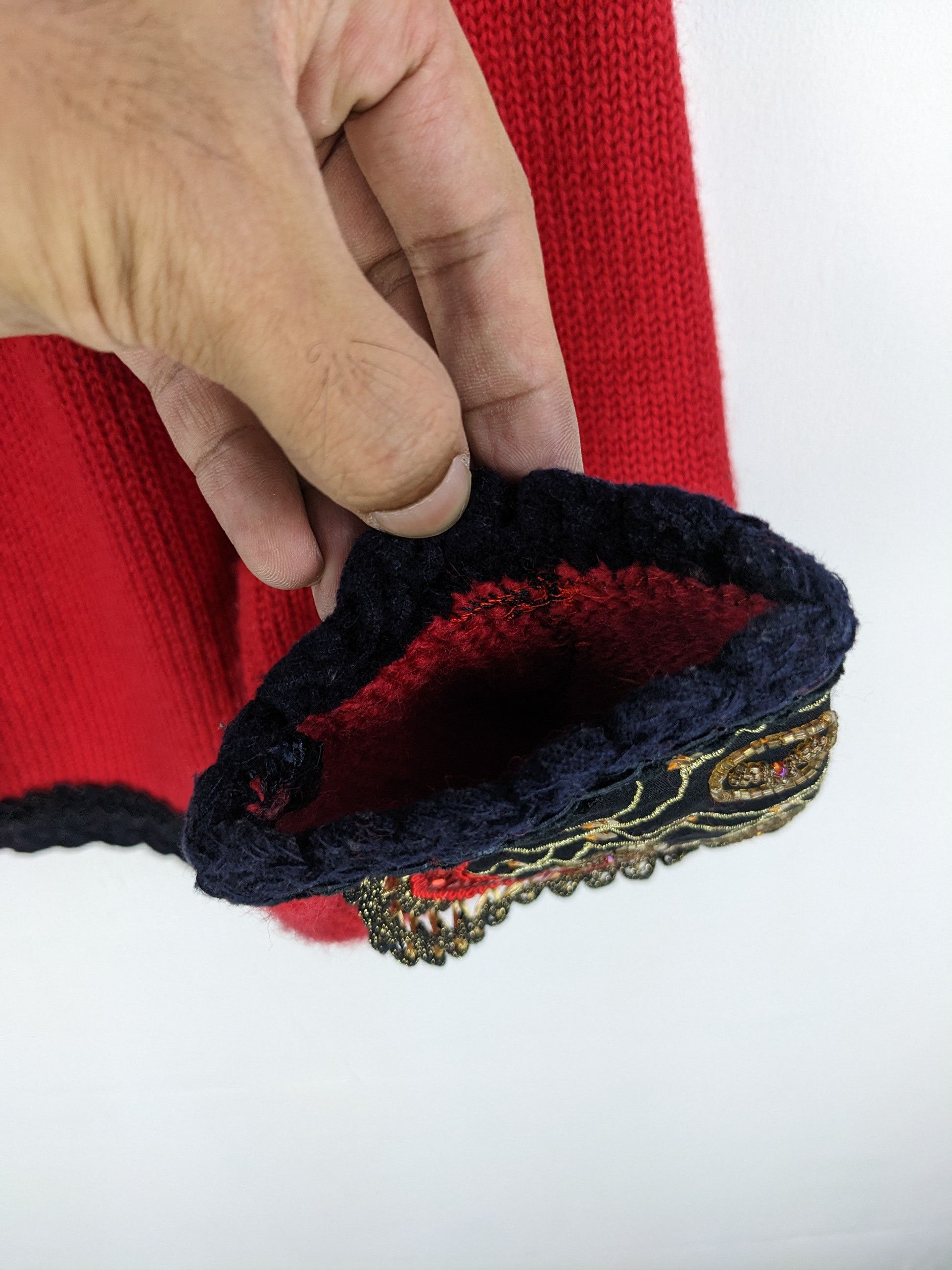 Japanese Brand × Otto × Vintage 🇯🇵 Vintage 1990s Wool Knit Cardigan Cropped By Otto Size M / US 6-8 / IT 42-44 - 8 Thumbnail