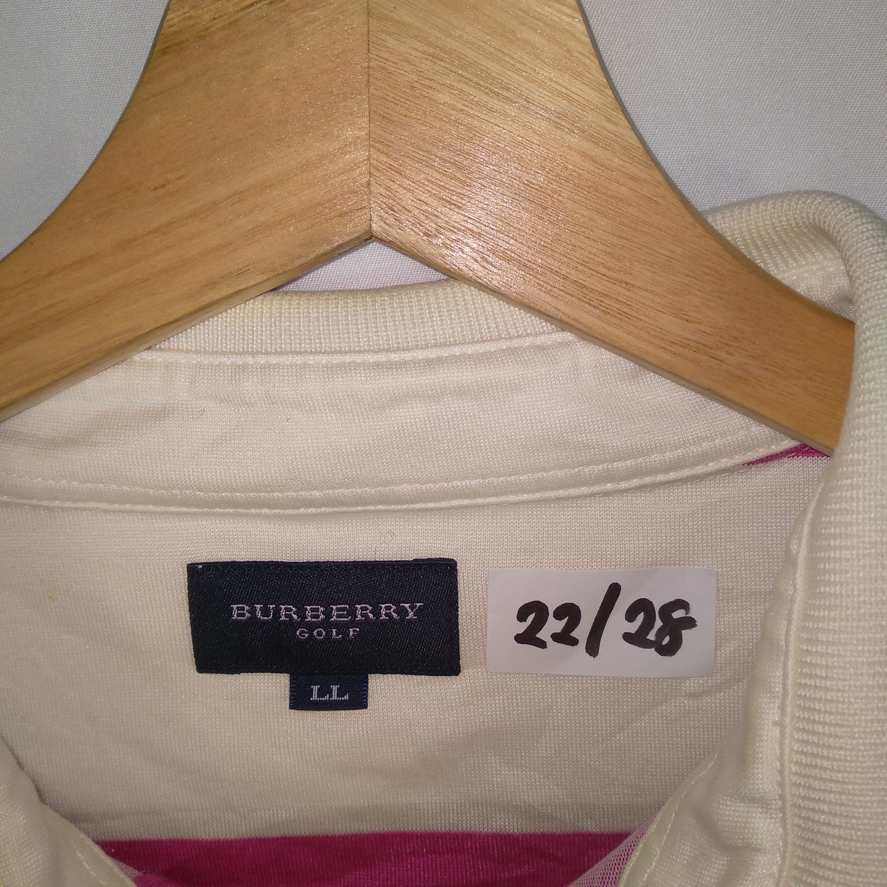 Burberry 🔥Rare🔥Burberry Golf Stripes Polo Shirts Longsleeves Tee Size US L / EU 52-54 / 3 - 12 Thumbnail