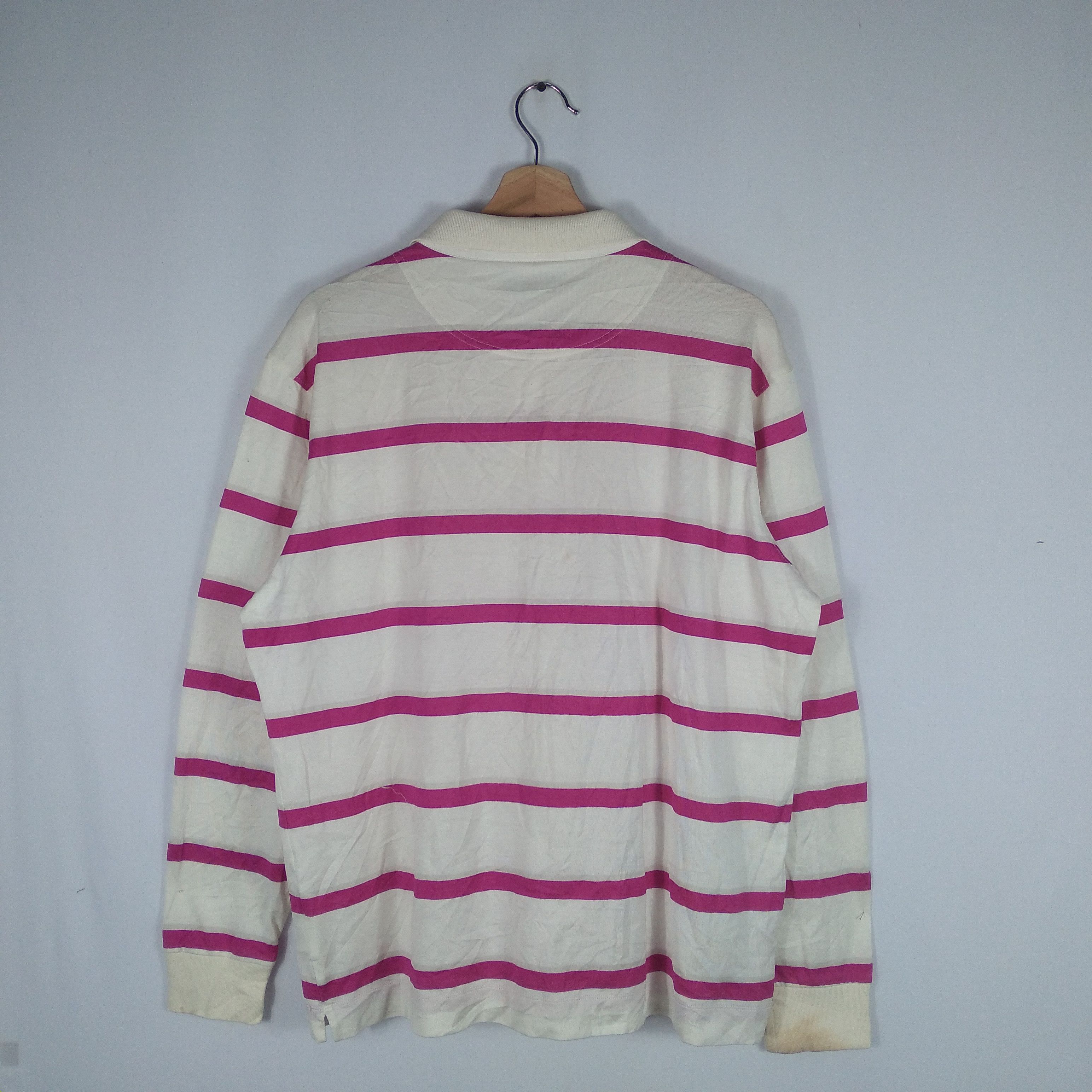 Burberry 🔥Rare🔥Burberry Golf Stripes Polo Shirts Longsleeves Tee Size US L / EU 52-54 / 3 - 5 Thumbnail