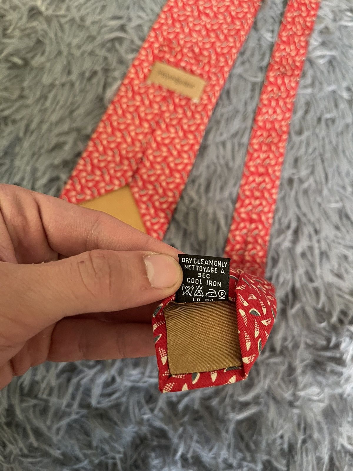 Vintage × Yves Saint Laurent Yves Saint Laurent 90s vintage silk tie Size ONE SIZE - 4 Thumbnail